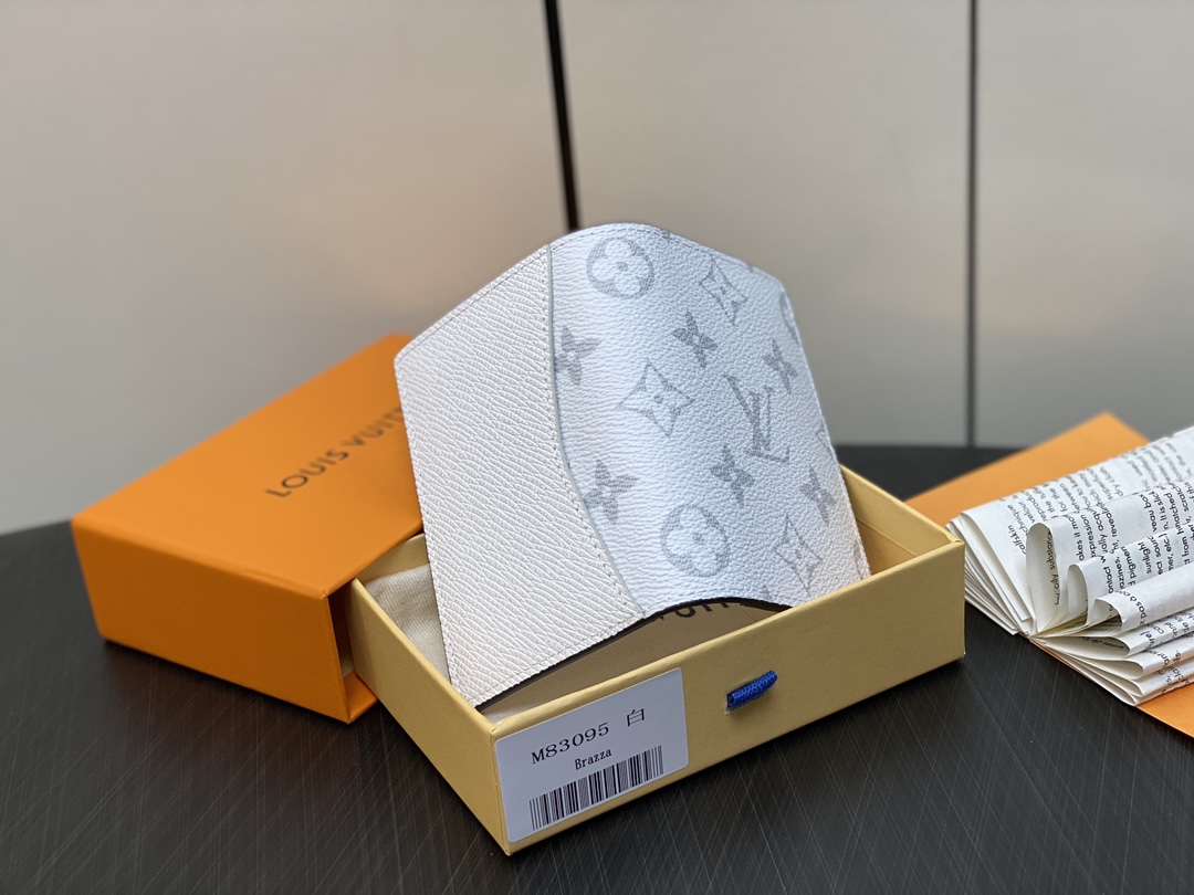 顶级原单M83095白色卡包钱包系列当季新款口袋钱夹本款口袋钱夹出自2024Taïgarama系列为耐磨