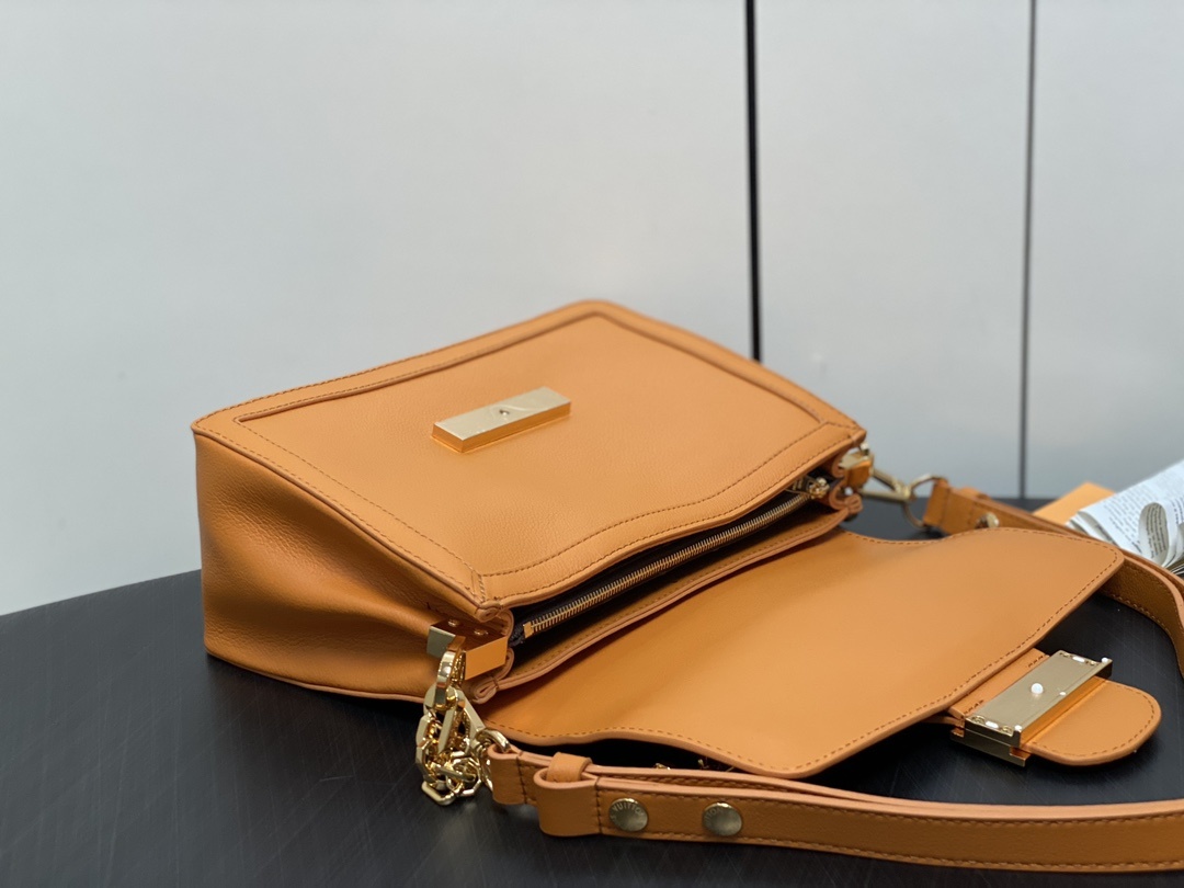 顶级原单M25209橙色全皮达芙妮系列DAUPHINESOFT中号手袋M25209黑色M25048橙色M