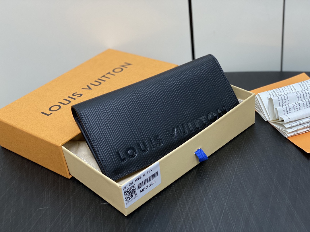 Louis Vuitton Monederos Negro Impresión Epi M83331