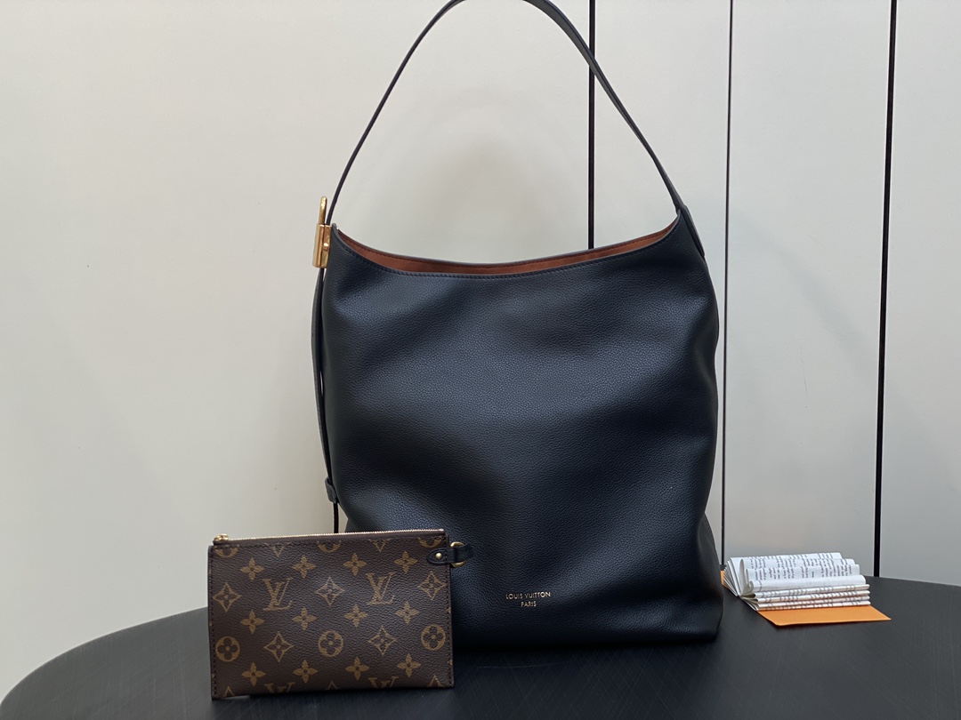 Louis Vuitton Handbags Tote Bags Beige Black Brown White Cowhide M24856