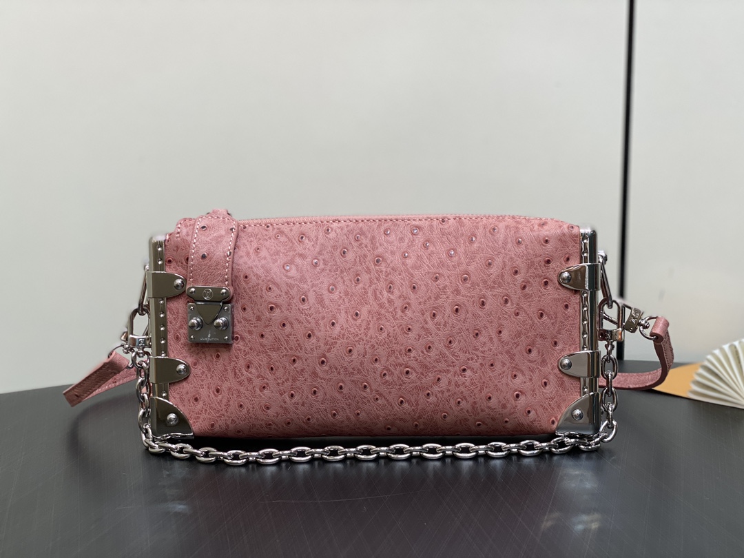 Louis Vuitton Taschen Handtaschen Rosa Rindsleder Ketten M25445