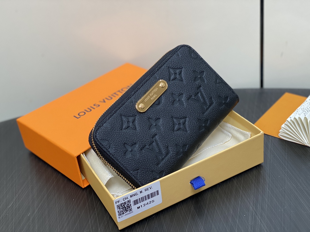 Louis Vuitton Black Monogram Empreinte Leather Margot Wallet 3 i1731399582 79 9