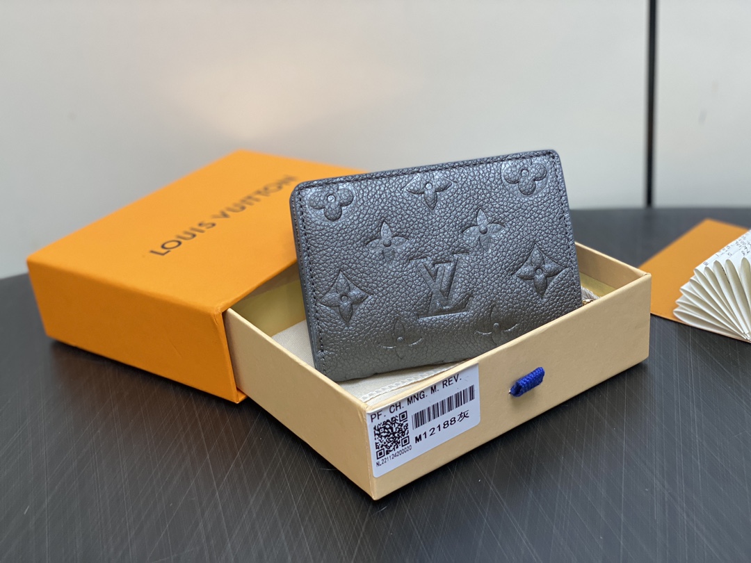 Louis Vuitton Portefeuilles Gris Empreinte​ M12188