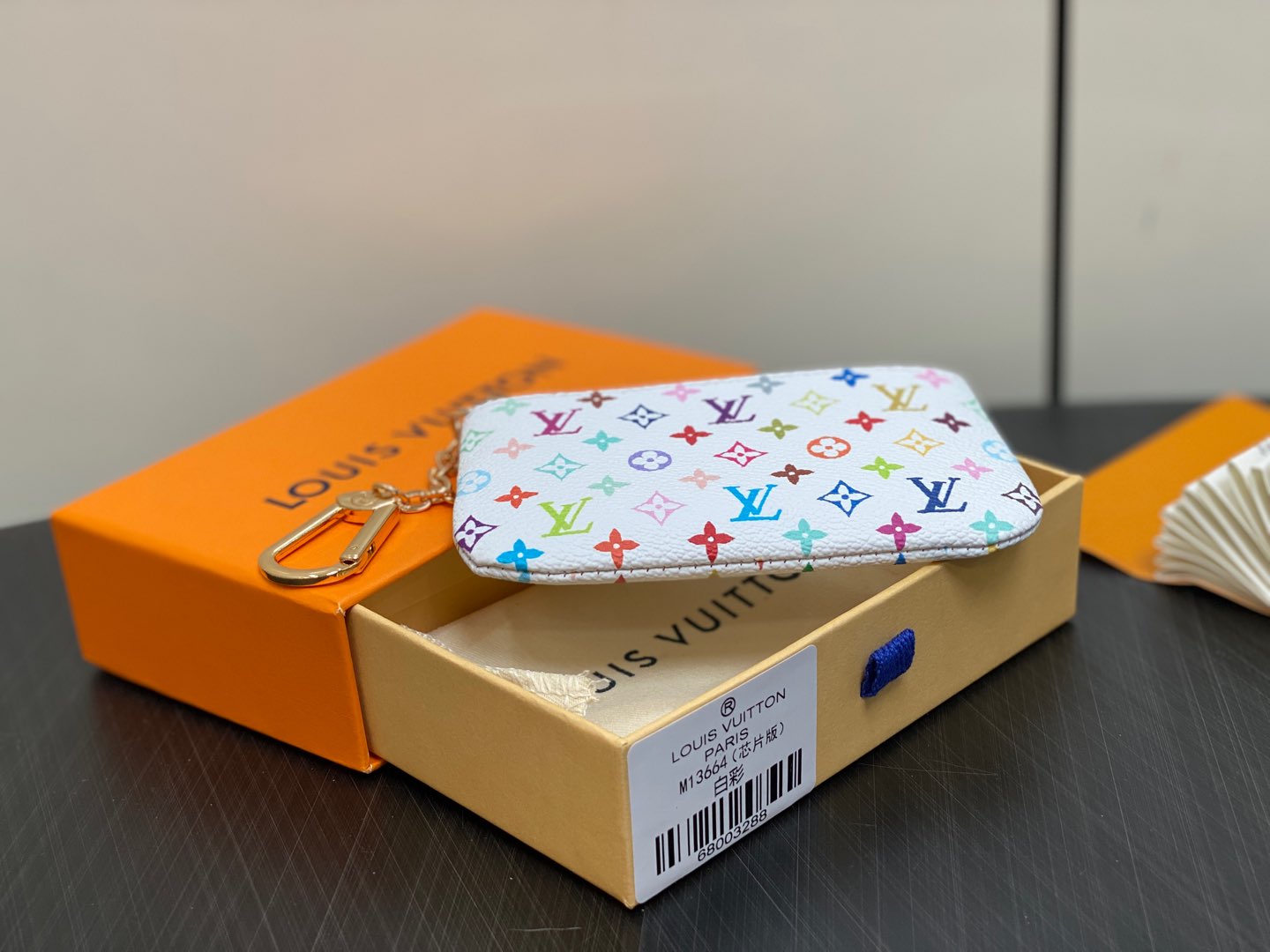 【顶级原单】M13664白彩 钥匙包钱包系列 钥匙包 M62650 82620 本款Monogram印花