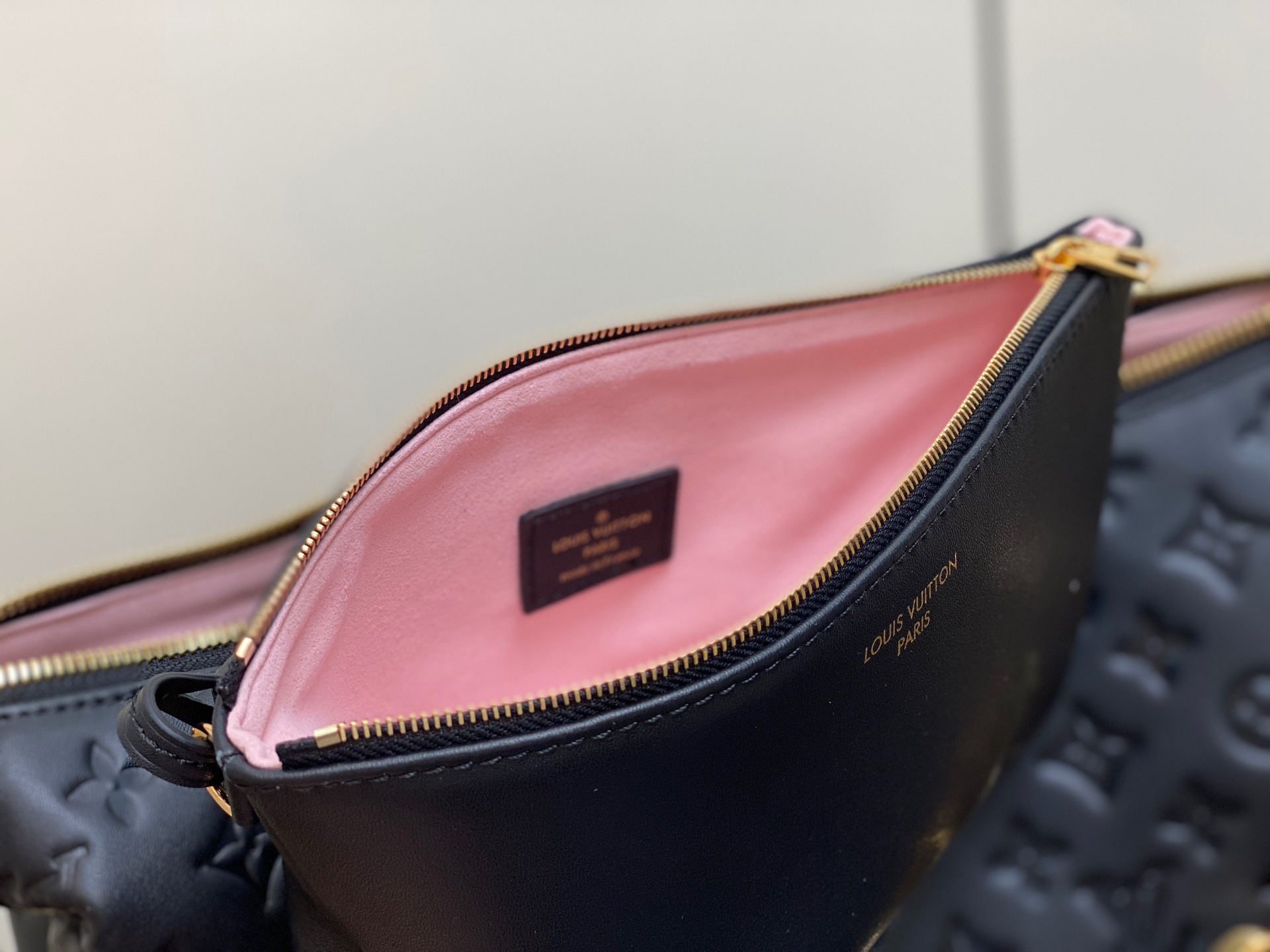 【顶级原单】M12068黑色 全皮链条包 Coussin Hobo MM手袋 m12072 紫红色 m1