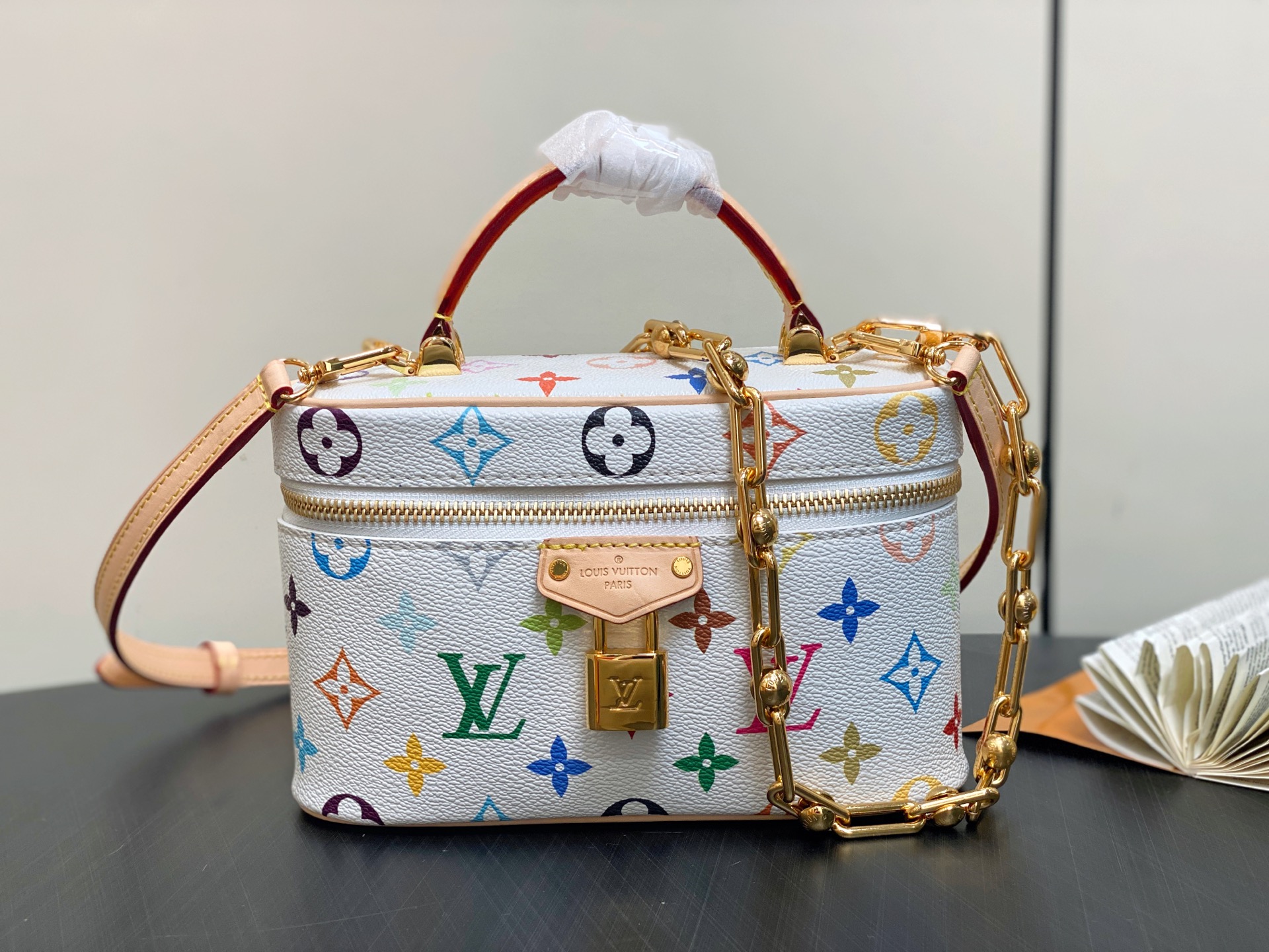 Louis Vuitton X TM Vanity Chain Pouch Handbag Monogram Coated Canvas 3 i1740044208571 1055 0 1