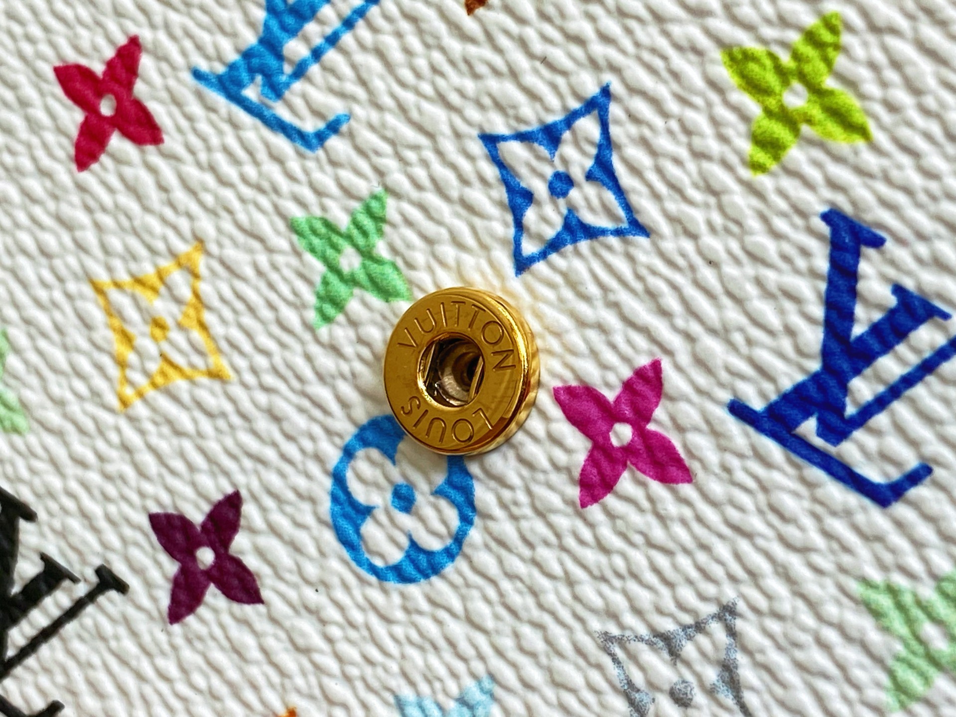 Louis Vuitton x TM Portfolio Sarah NM Wallet Monogram Multicolor White 10 i1740374251953 963 0 8