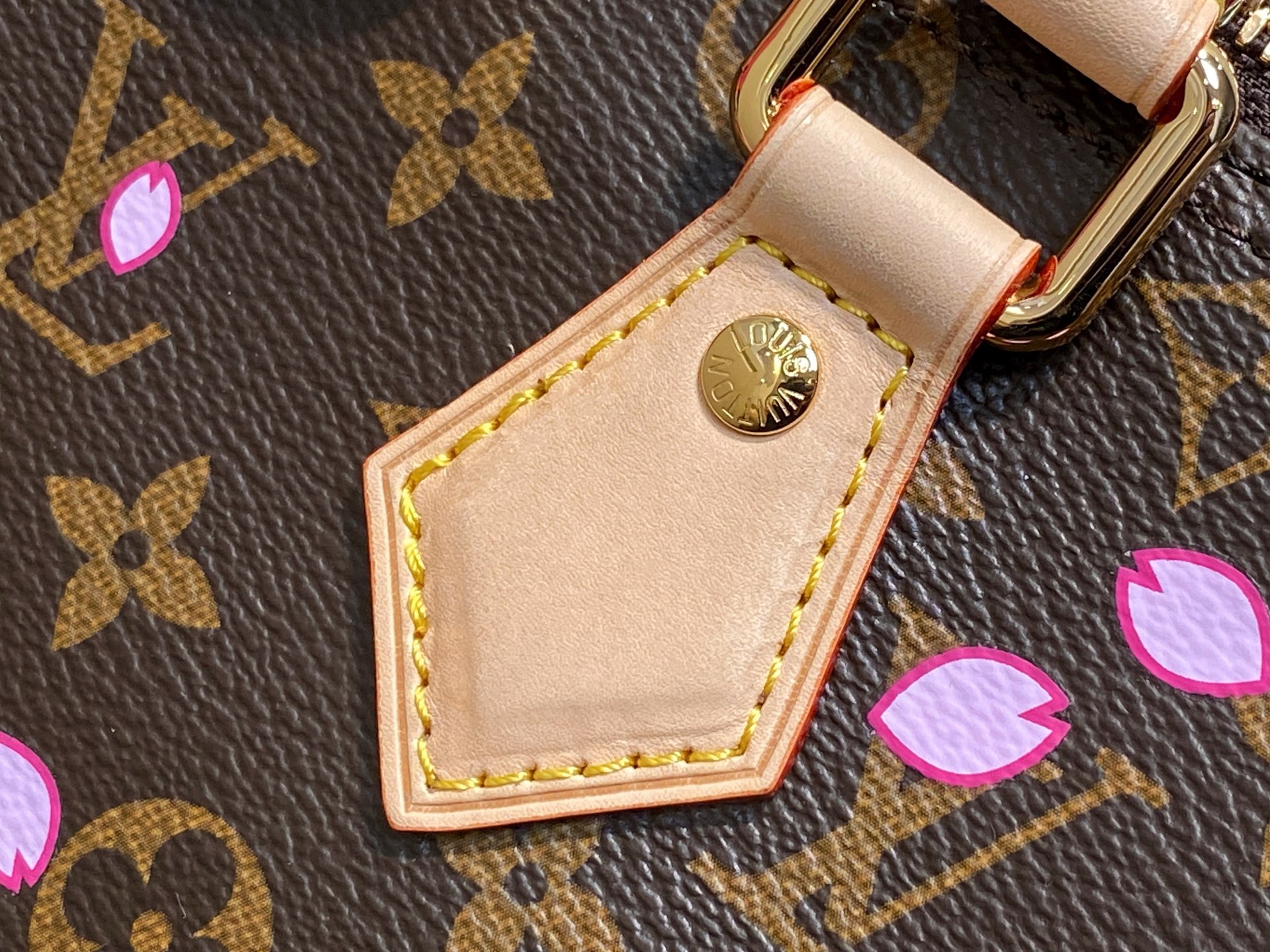 【顶级原单】M14174老花 樱花/村上隆 枕头包speedy LV x TM SPEEDY BANDO