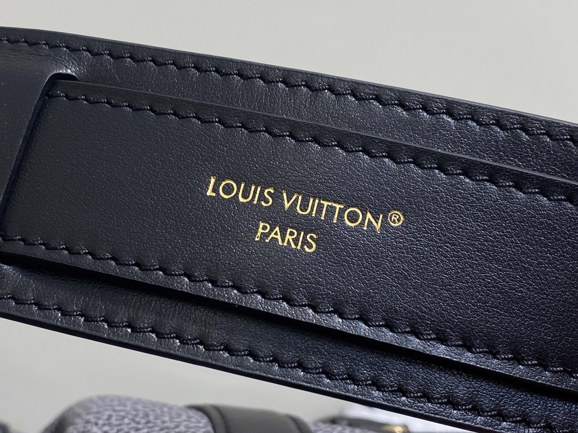 【顶级原单】M14702灰蓝色 全皮机车包 LV Biker中号手袋 机车包 M14702灰蓝色 M14