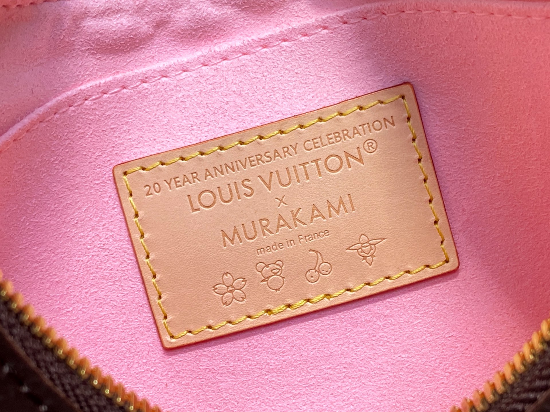 【顶级原单】M13265樱花 丝印牛角包 LV x TM BOULOGNE 手袋 本款 Boulogne