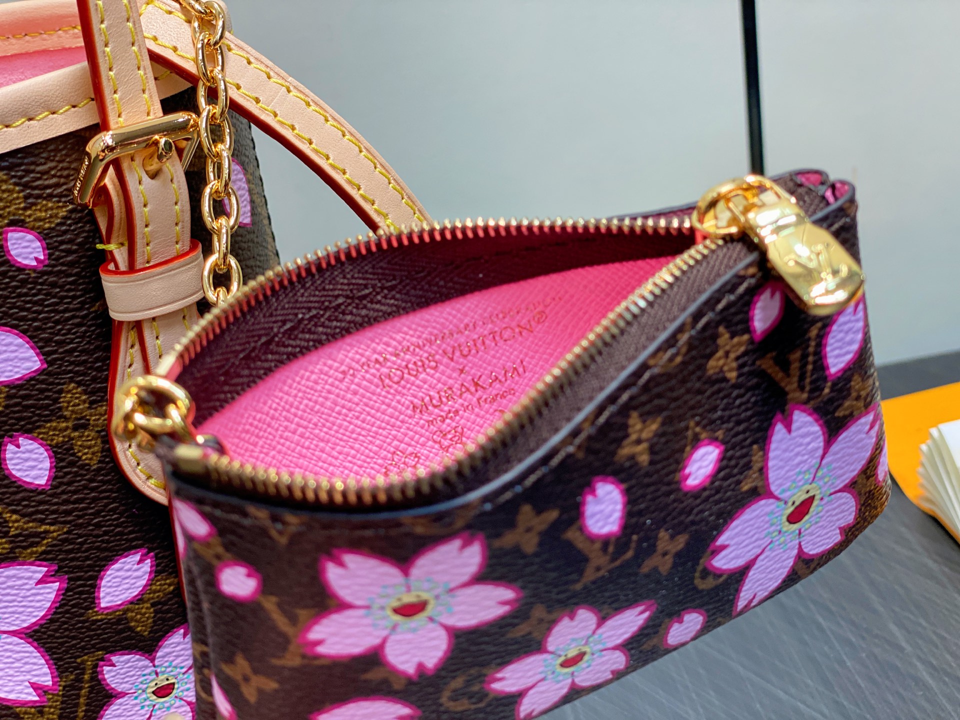 【顶级原单】M13417老花 樱花丝印水桶包 LV XTM NANO BUCKET 手袋 老花/樱花（村