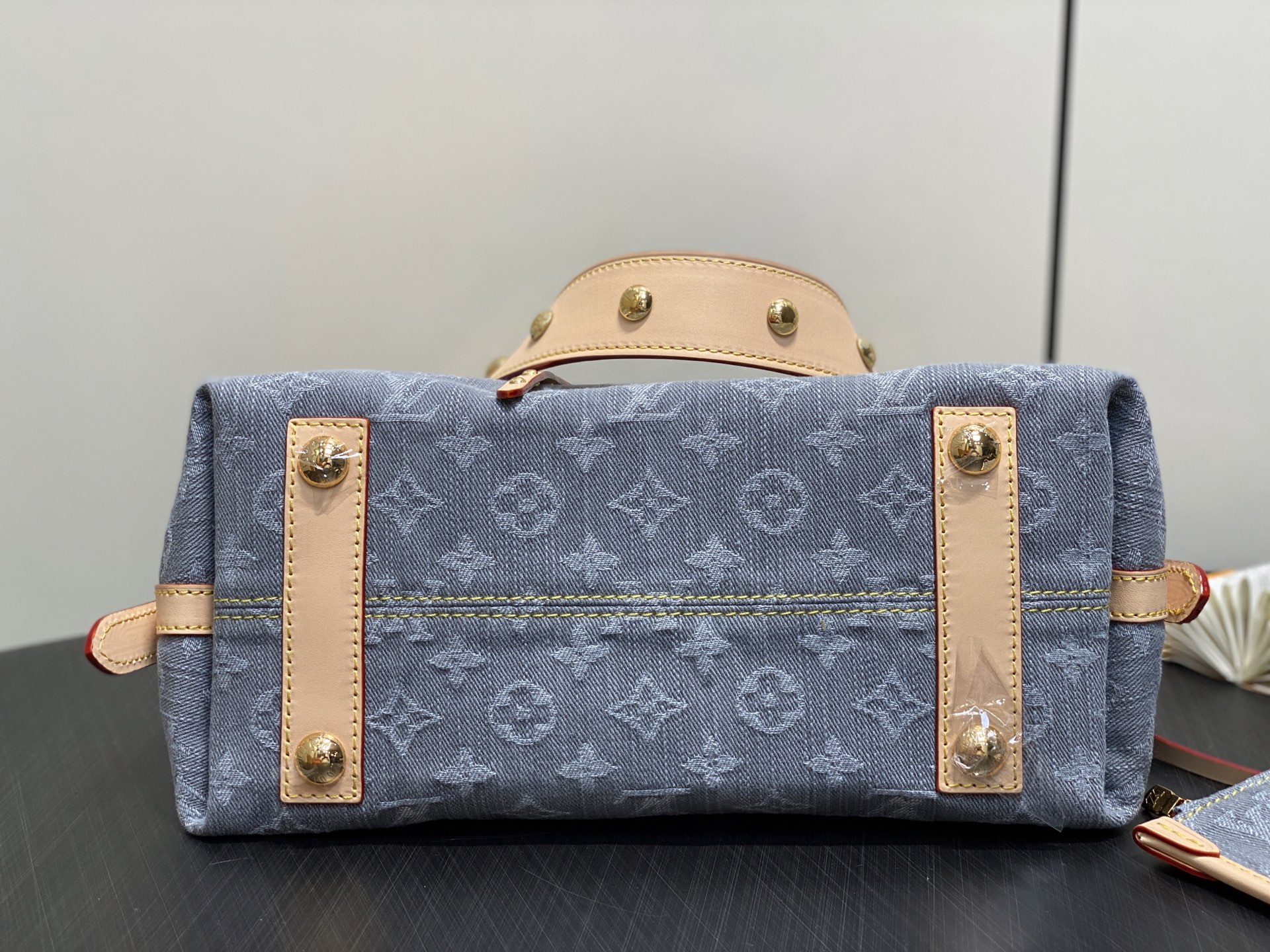 【顶级原单】M13289灰色 牛仔购物袋 CARRYALL 小号手袋 本款 CarryAll Yx中号手