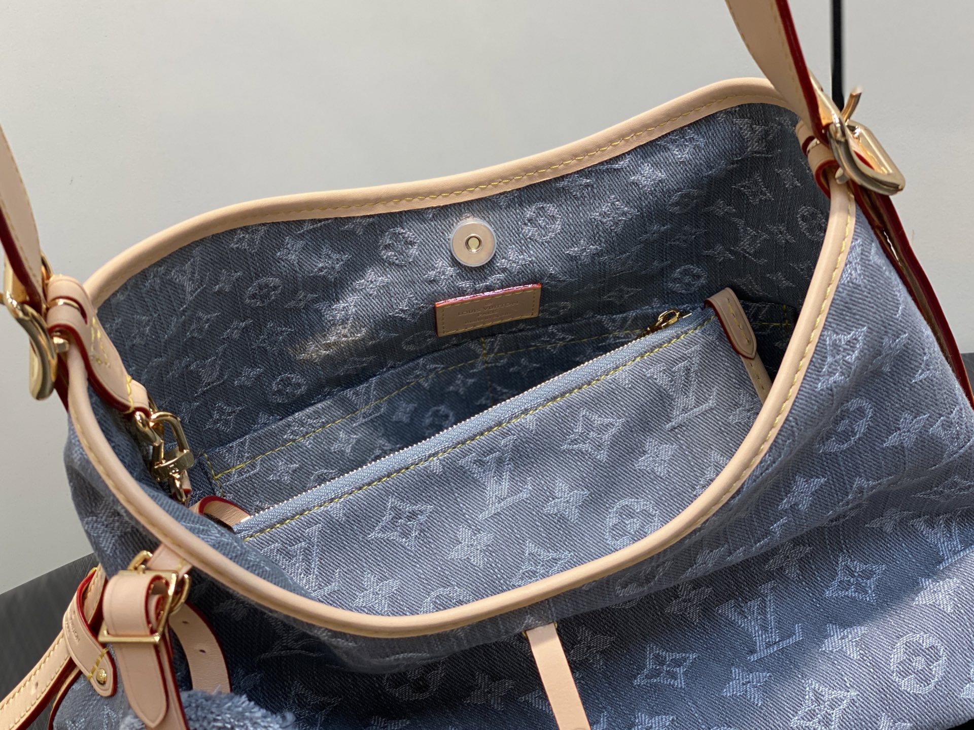 【顶级原单】M13289灰色 牛仔购物袋 CARRYALL 小号手袋 本款 CarryAll Yx中号手