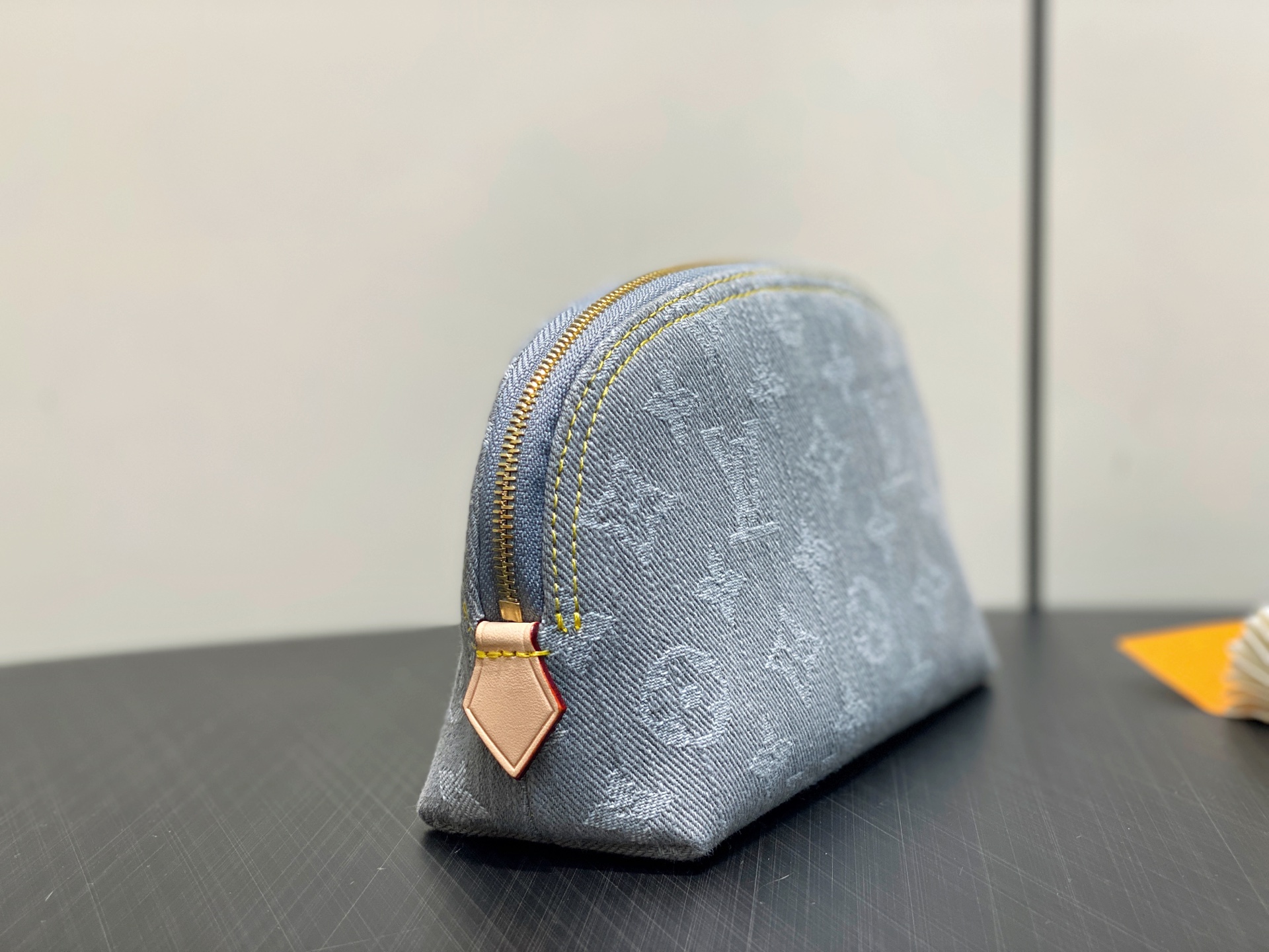 【顶级原单】M13751灰色丹宁牛仔 变码芯片版化妆包 POCHETTE COSMÉTIQUE 化妆包 