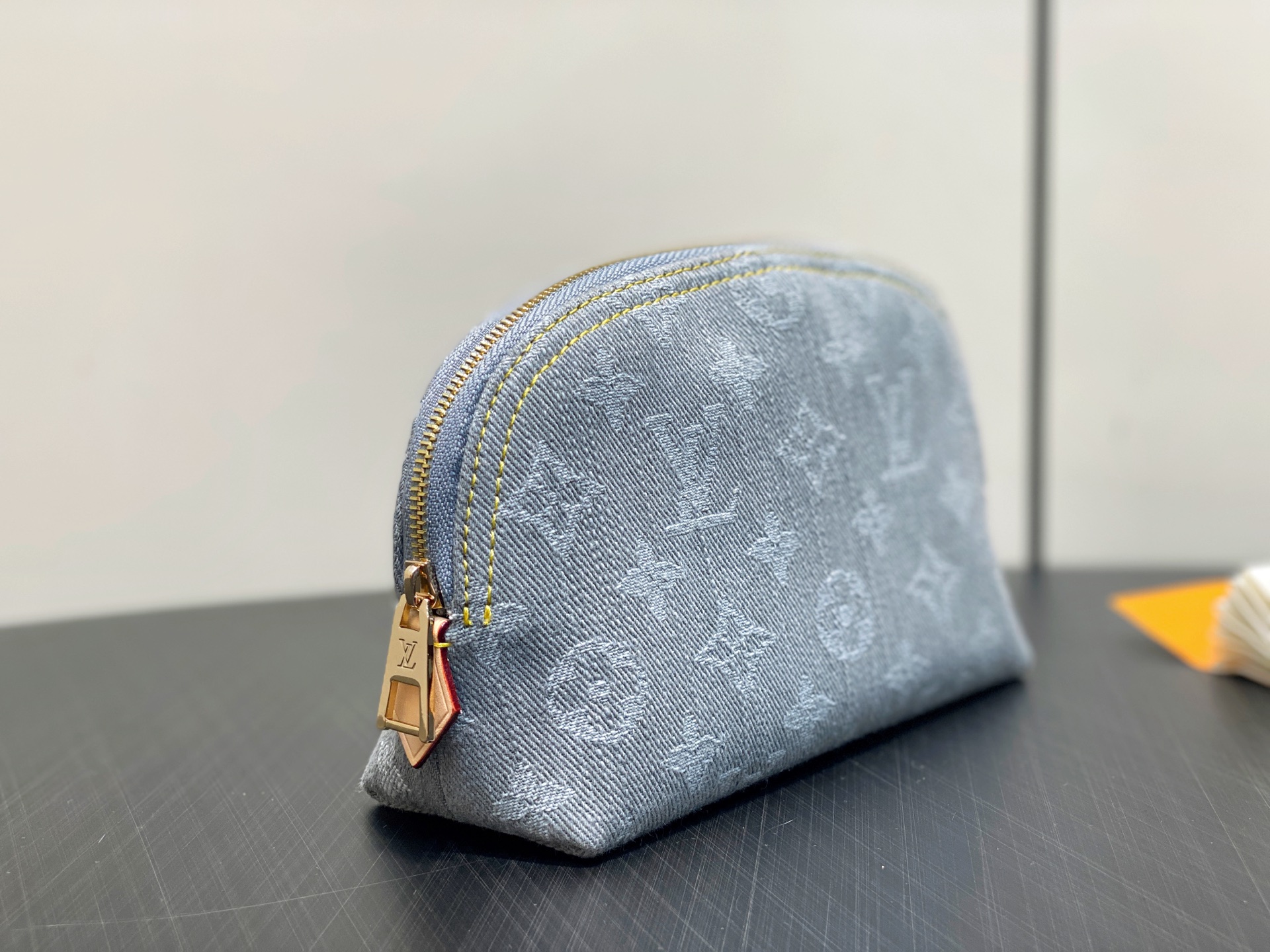 【顶级原单】M13751灰色丹宁牛仔 变码芯片版化妆包 POCHETTE COSMÉTIQUE 化妆包 