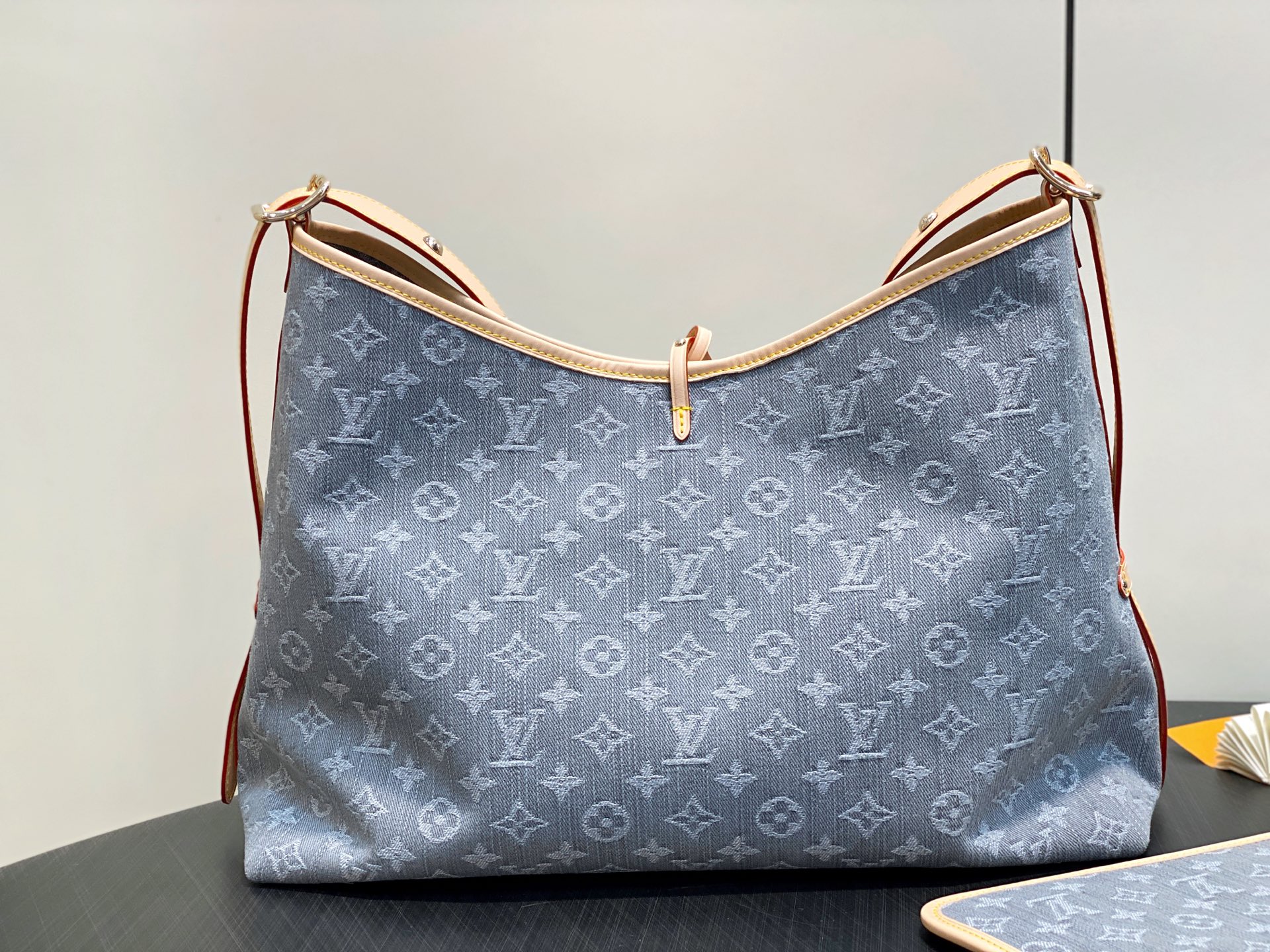 【顶级原单】M13289灰色 牛仔购物袋 CARRYALL 中号手袋 本款 CarryAll Yx中号手