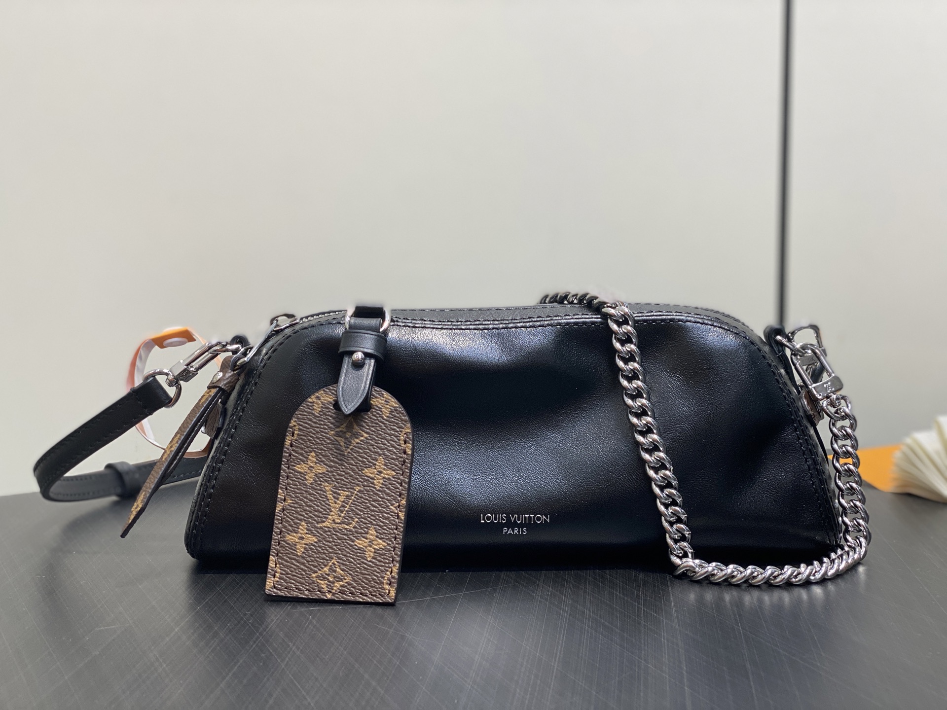 【顶级原单】M14544黑色 全皮链条包 POCHETTE VIBE 手袋 本款 Pochette Vi