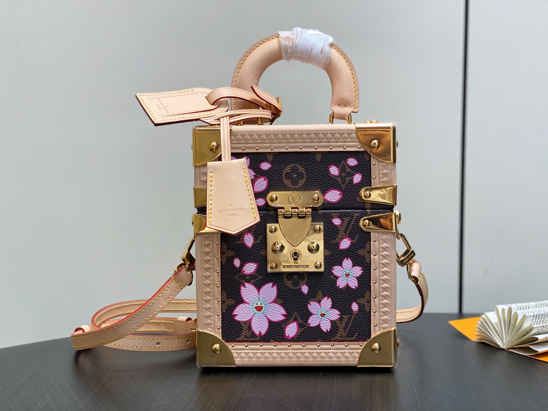 【顶级原单】M10079老花 樱花盒子包箱子 The Camera Box 硬箱相机盒 M14173 小