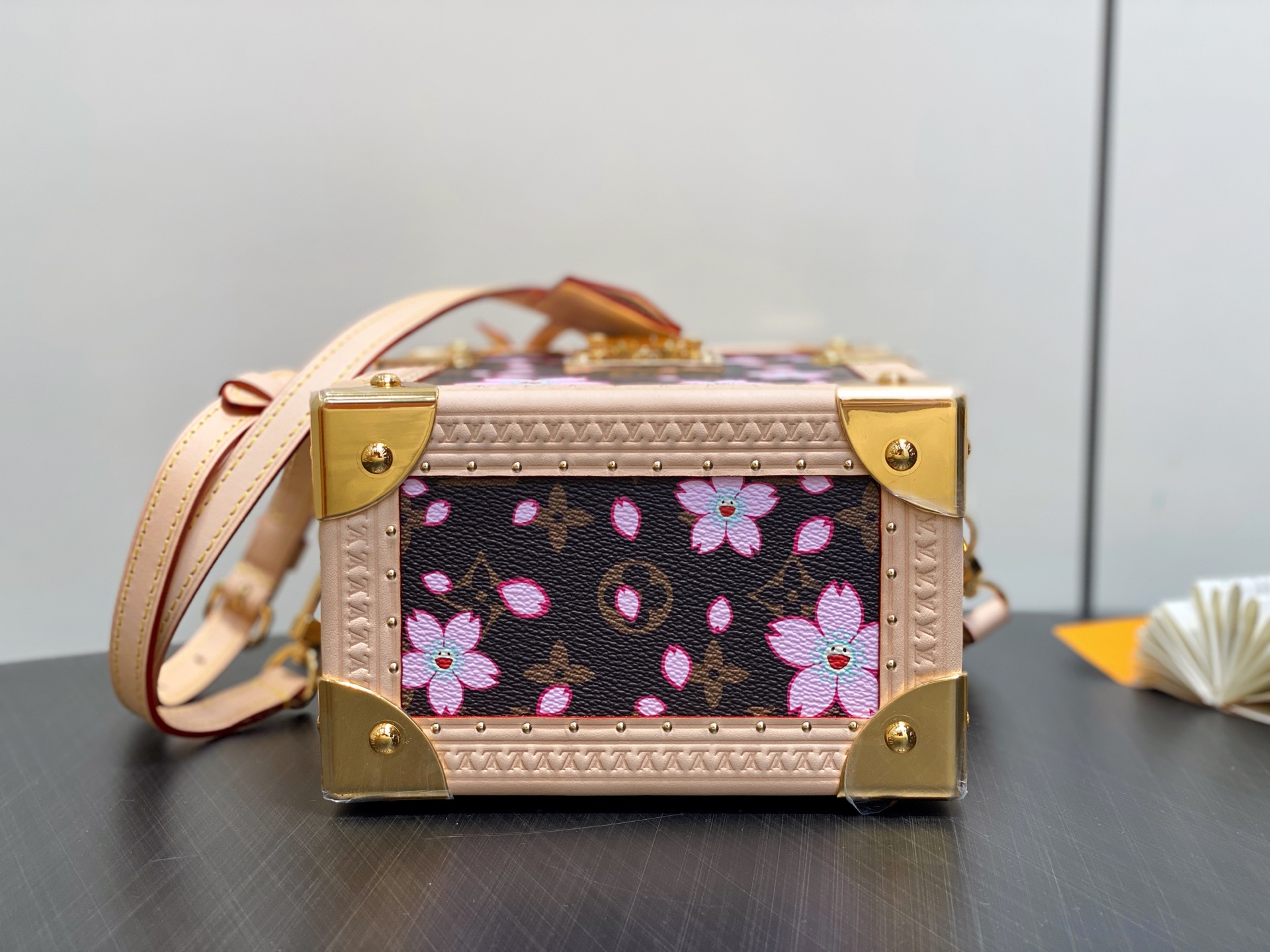 【顶级原单】M10079老花 樱花盒子包箱子 The Camera Box 硬箱相机盒 M14173 小