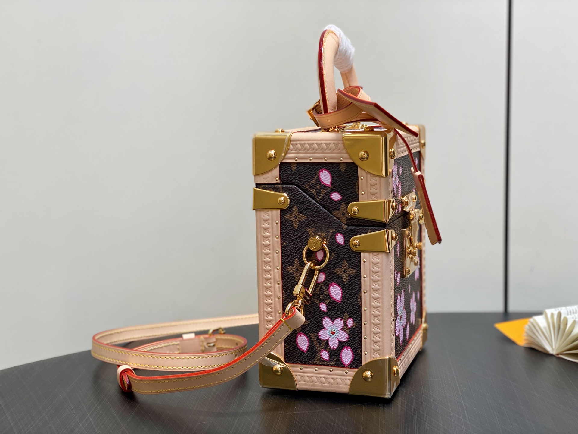 【顶级原单】M10079老花 樱花盒子包箱子 The Camera Box 硬箱相机盒 M14173 小