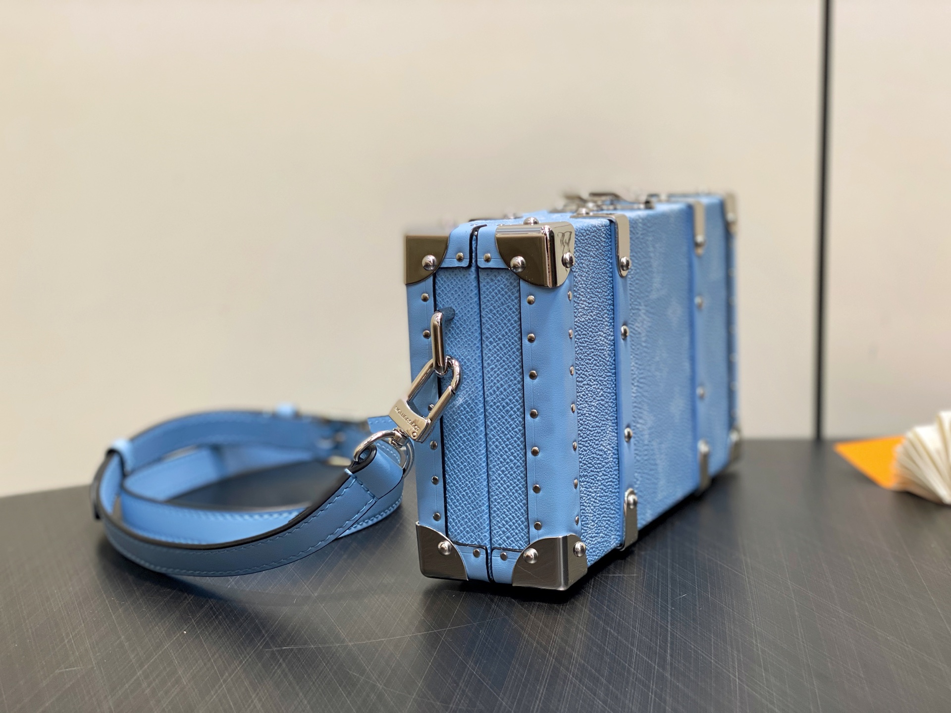 【顶级原单】M13562浅蓝花 盒子包箱子WALLET TRUNK TAIGARAMA 手袋 本款 Wa