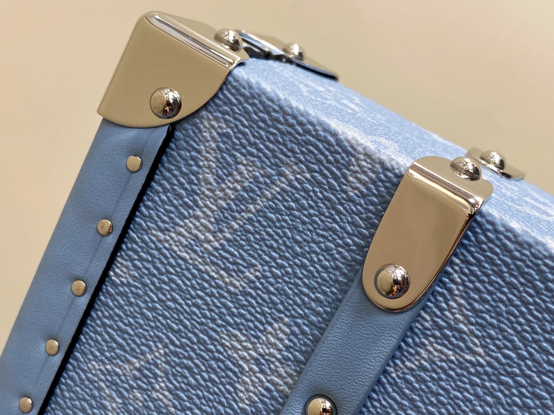 【顶级原单】M13562浅蓝花 盒子包箱子WALLET TRUNK TAIGARAMA 手袋 本款 Wa