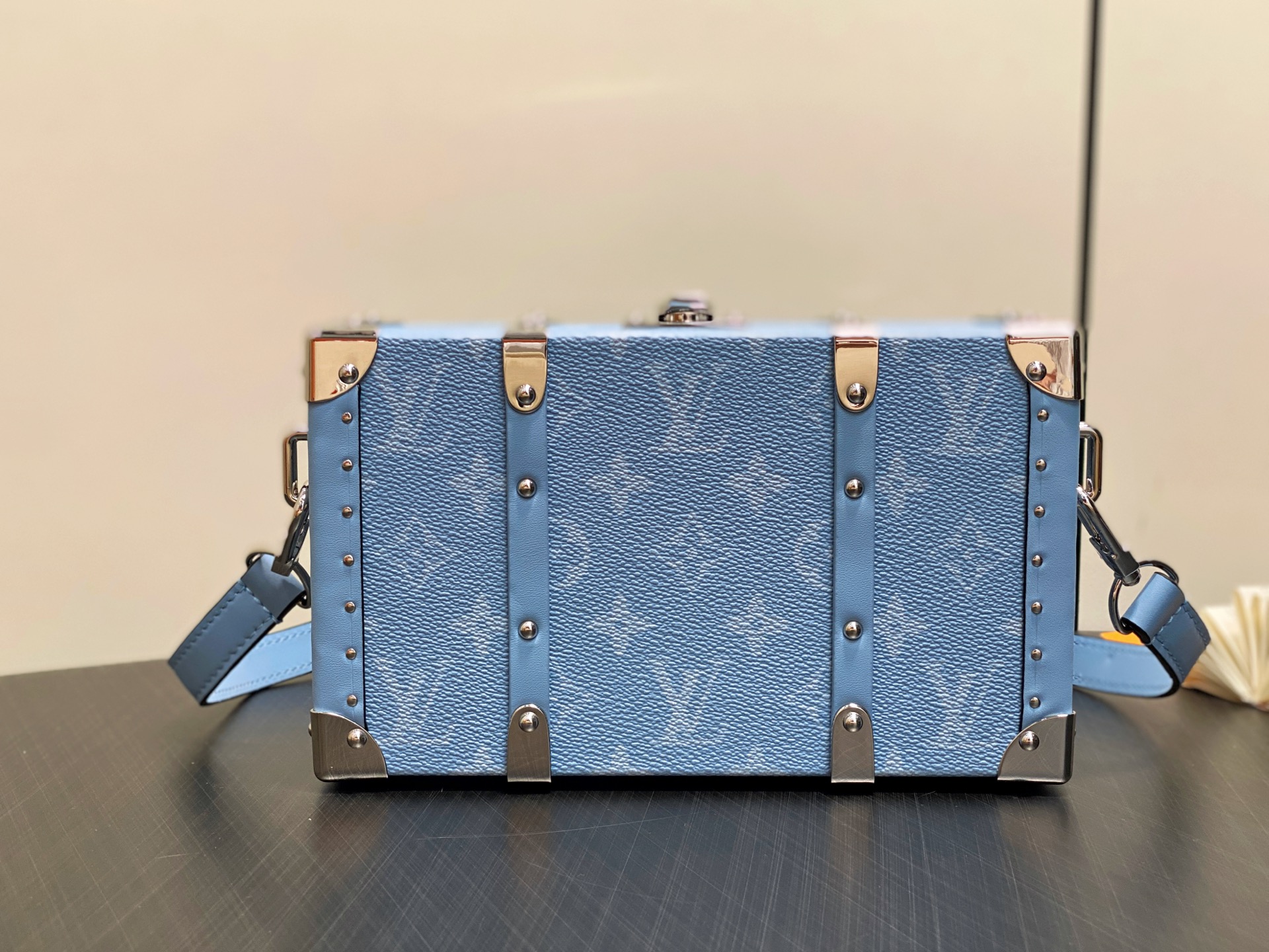 【顶级原单】M13562浅蓝花 盒子包箱子WALLET TRUNK TAIGARAMA 手袋 本款 Wa