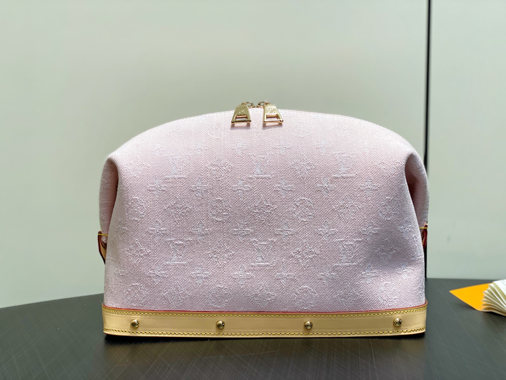  【顶级原单】M13750粉色 丹宁牛仔化妆包 POCHETTE COSMÉTIQUE 大号化妆包 本款
