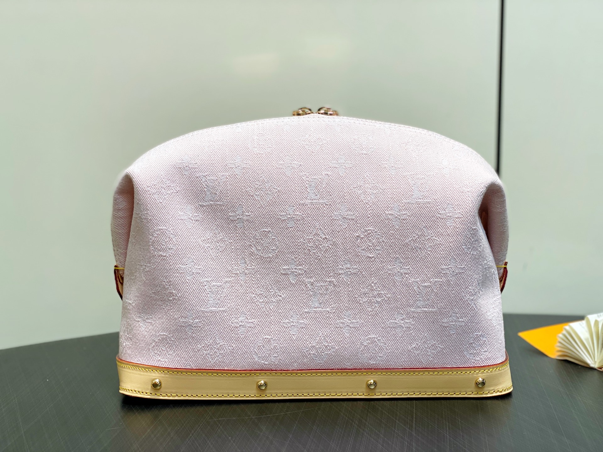  【顶级原单】M13750粉色 丹宁牛仔化妆包 POCHETTE COSMÉTIQUE 大号化妆包 本款