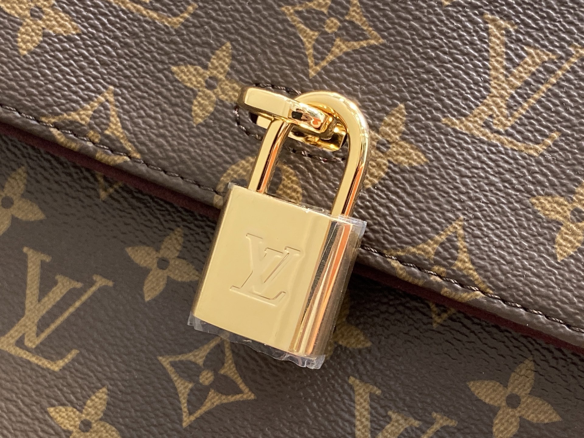 【顶级原单】M14473老花 锁头包大包 HIDE AWAY 中号手袋 Monogram jH涂层帆布牛