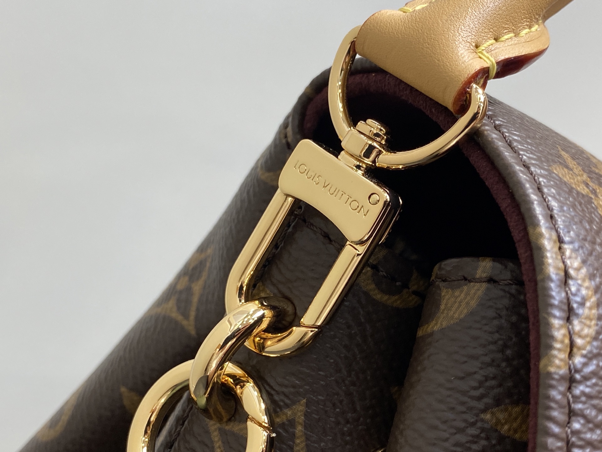 【顶级原单】M14473老花 锁头包大包 HIDE AWAY 中号手袋 Monogram jH涂层帆布牛