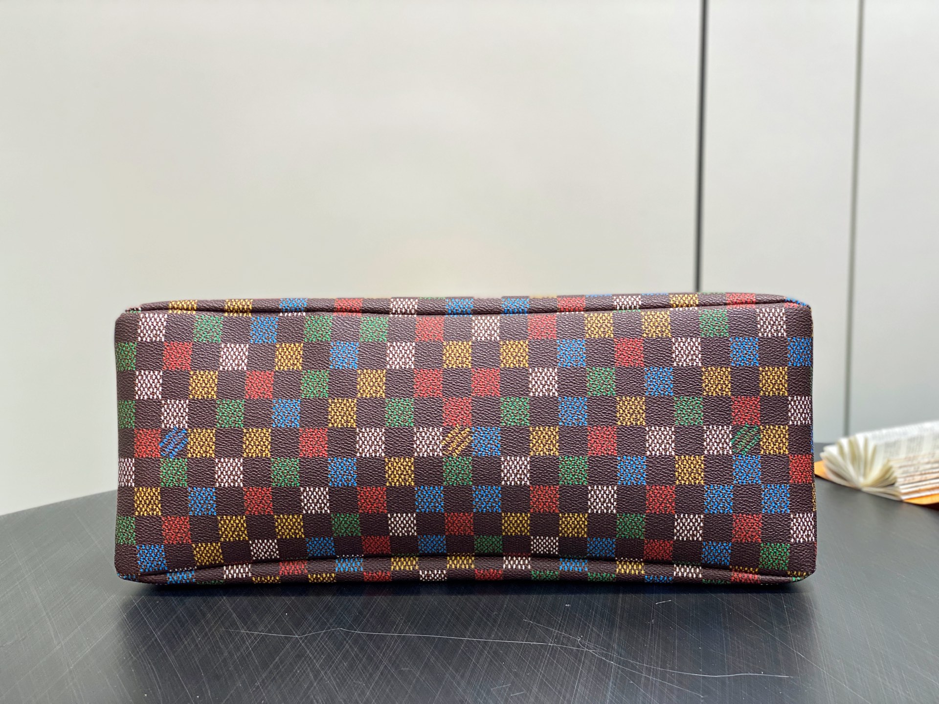 【顶级原单】M00192彩色格子 购物袋四方包 Shopper Tote手袋 作为LVPackaging