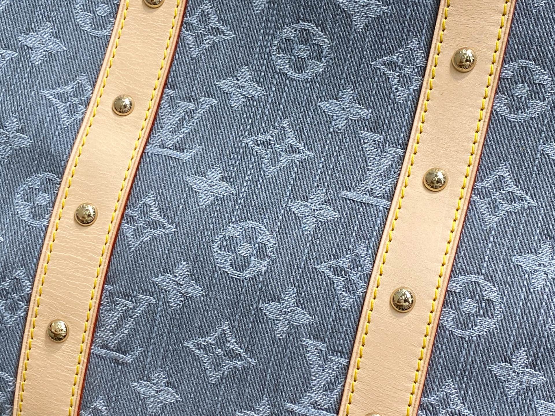 【顶级原单】M13748灰色 丹宁牛仔旅行袋 Keepall 45 旅行袋 这款精致的Keepall 4