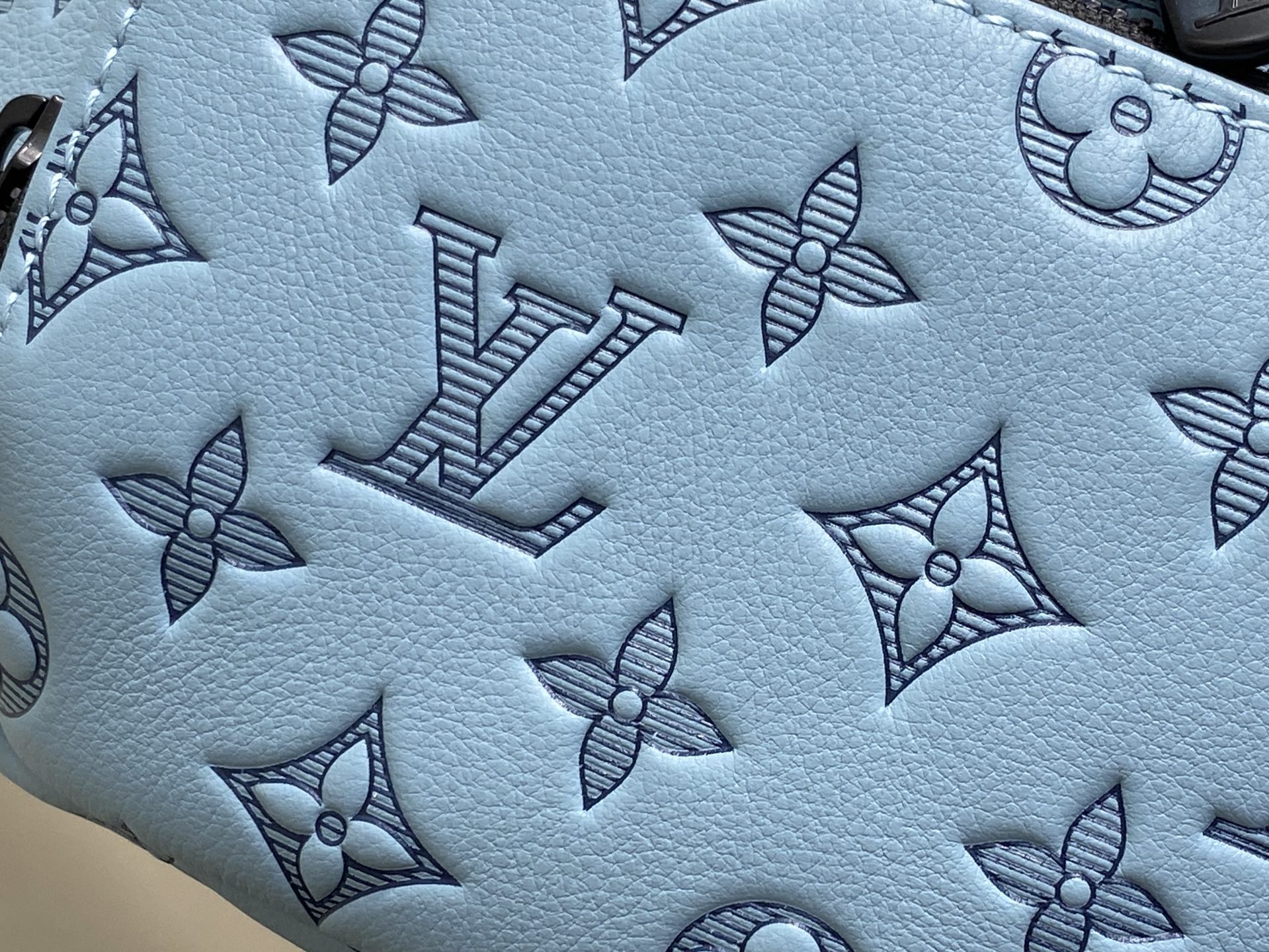 Louis Vuitton Rush Bumbag Blue Monogram Shadow crossbody