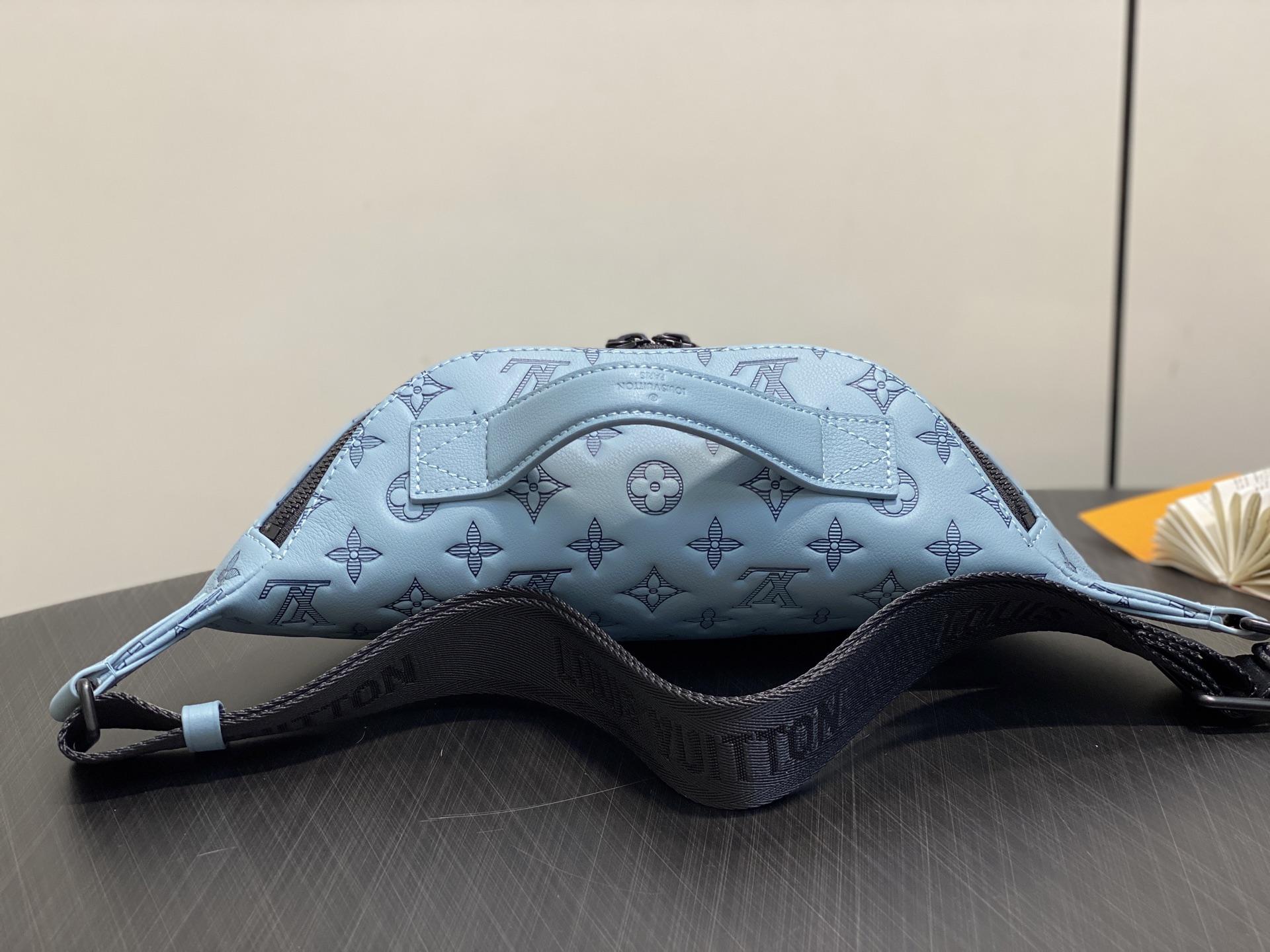 Louis Vuitton Rush Bumbag M47058 Monogram Shadow Blue 30 x 15 x 8 cm casual