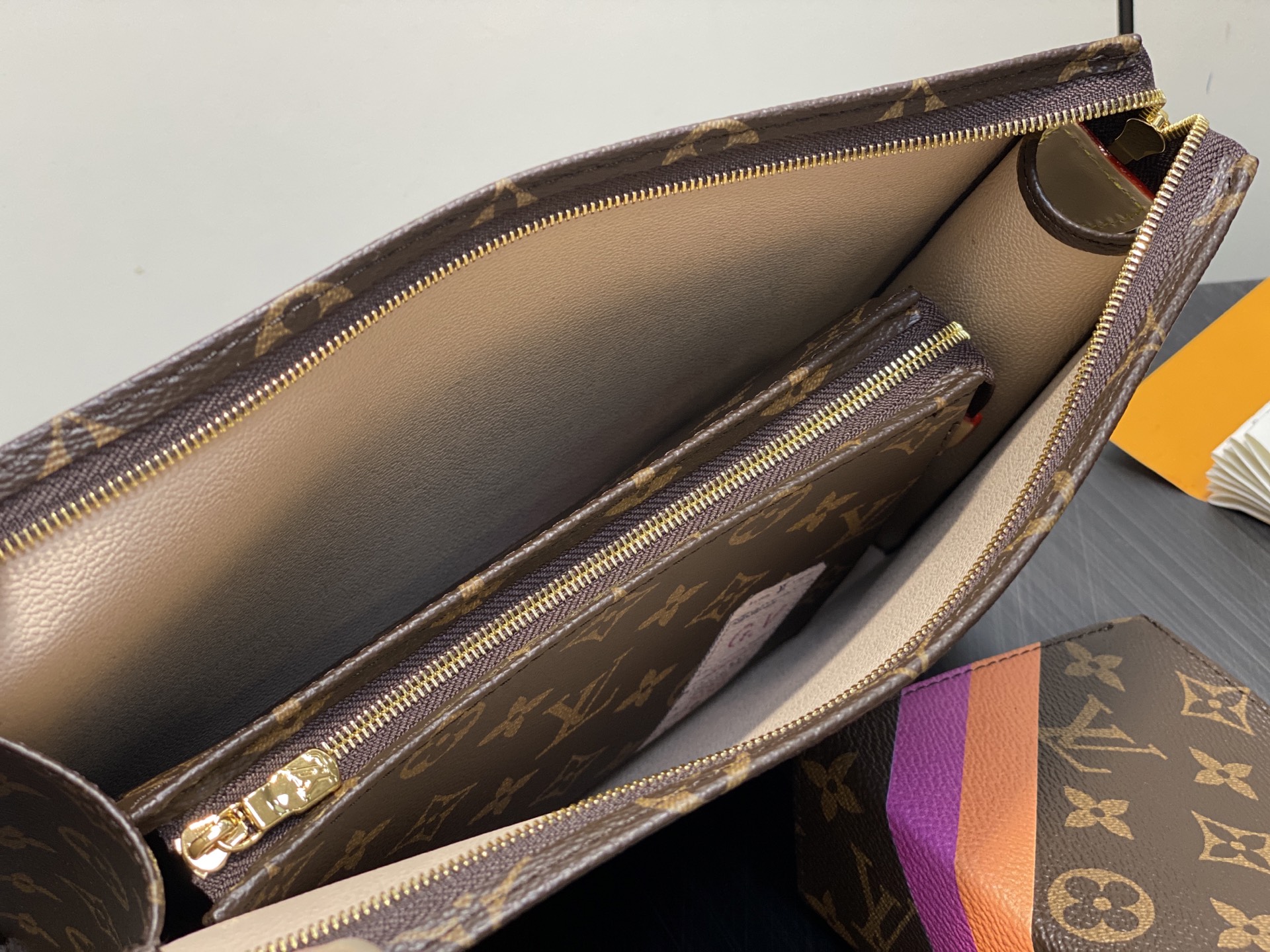 Louis Vuitton Trio Pouch Monogram Eclipse Standard everyday