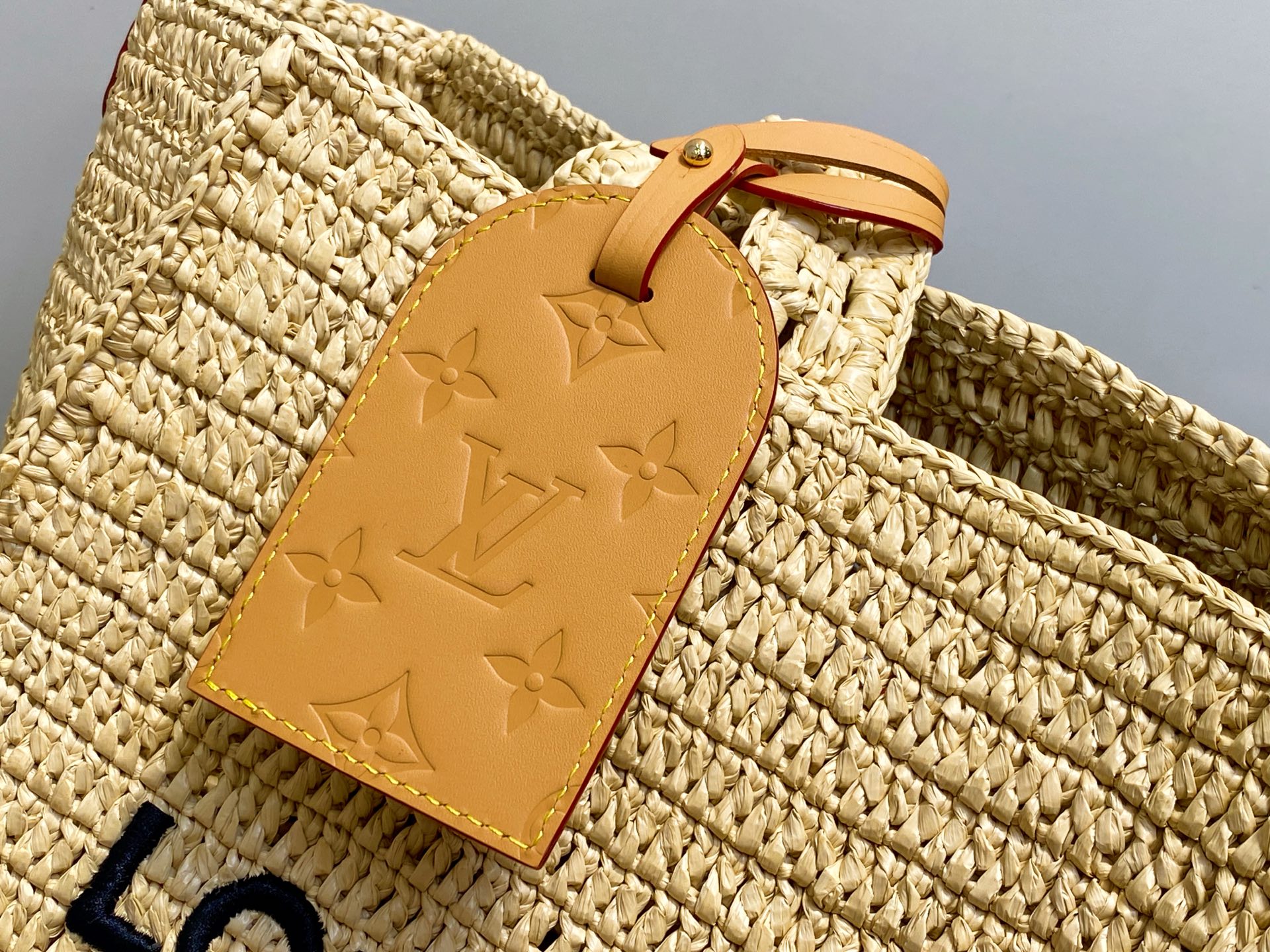 Louis Vuitton Shopper Tote Bag - Raffia, Medium, Summer Collection 8 i1748103940835 8210 0 6