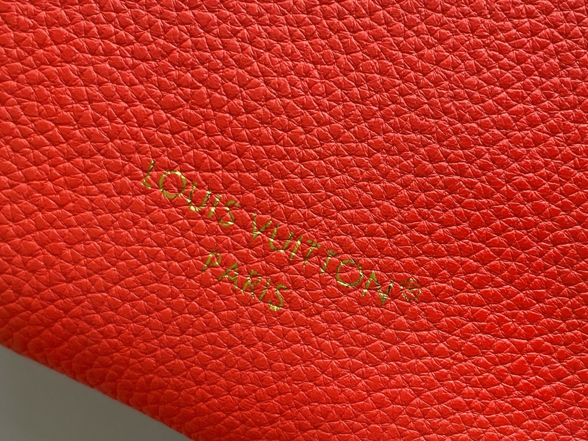 【顶级原单】M14997樱桃红 丹宁牛仔樱桃双面购物袋 本款Neverfull linside Out