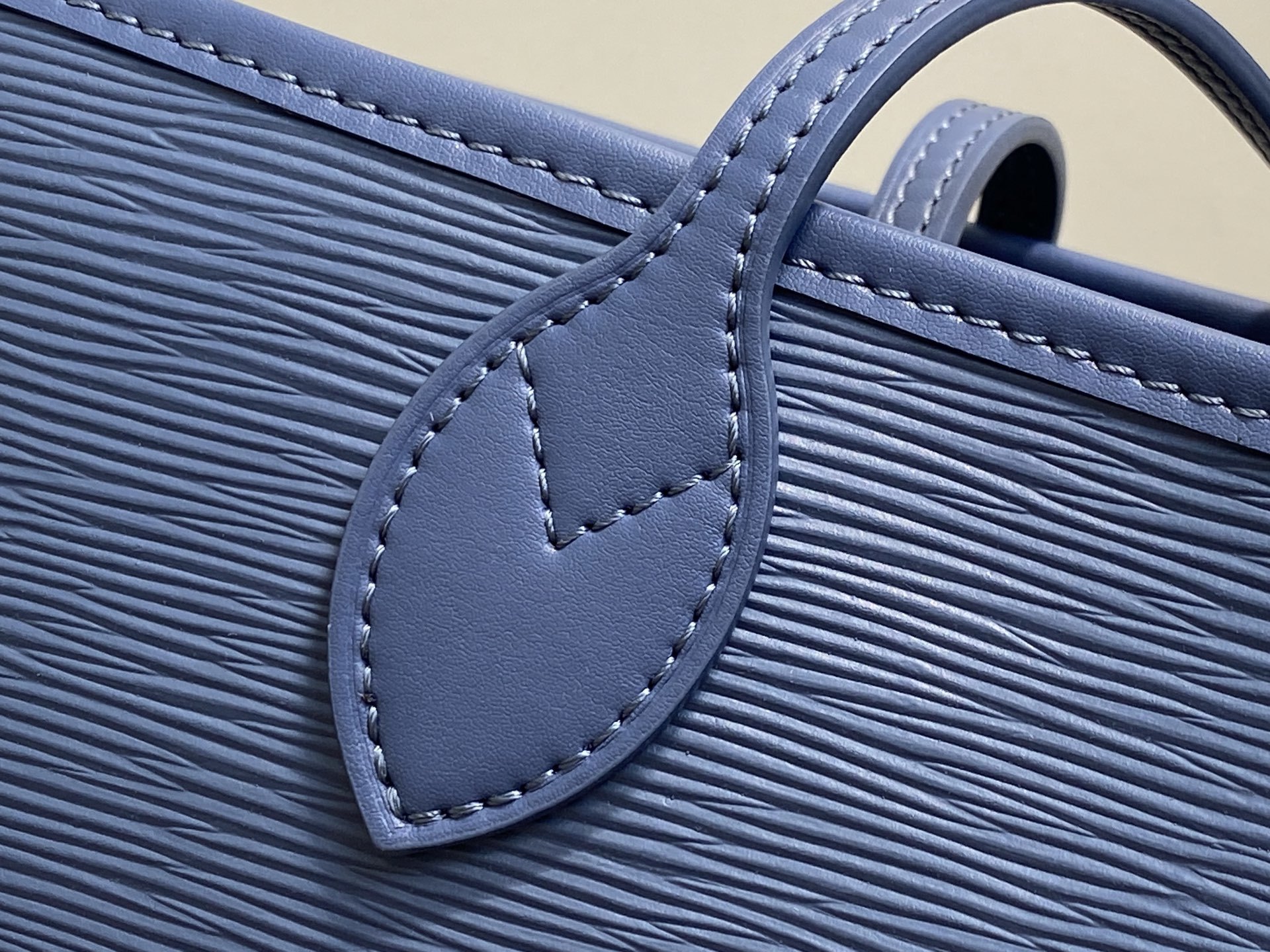 【顶级原单】M14856灰蓝色 水波纹购物袋 NEW Neverfull MM 手袋 Neverfull