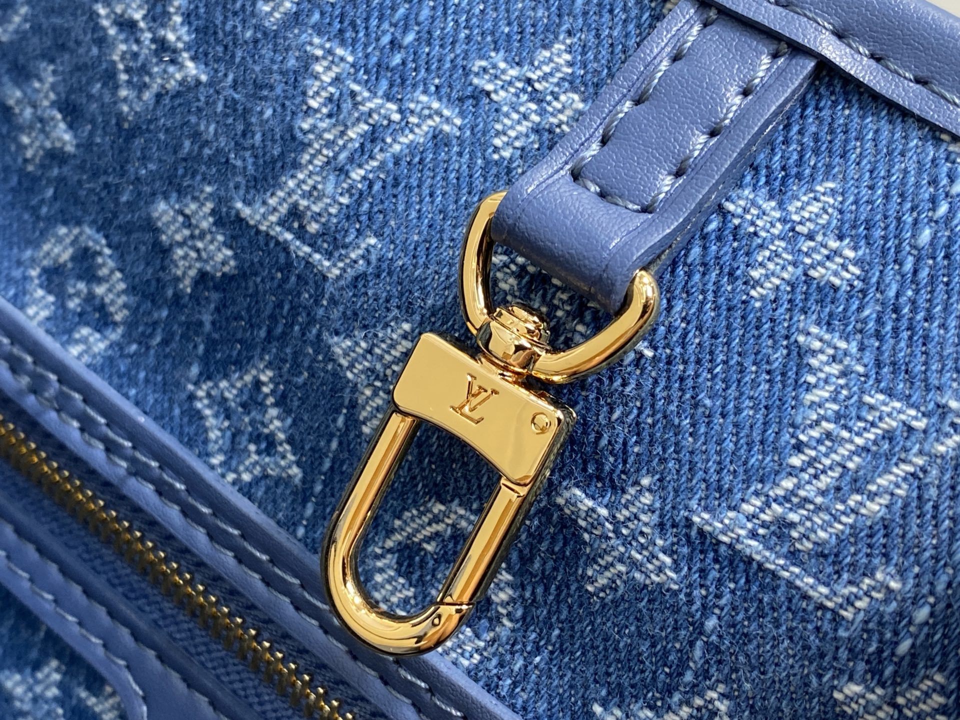 【顶级原单】M14856灰蓝色 水波纹购物袋 NEW Neverfull MM 手袋 Neverfull