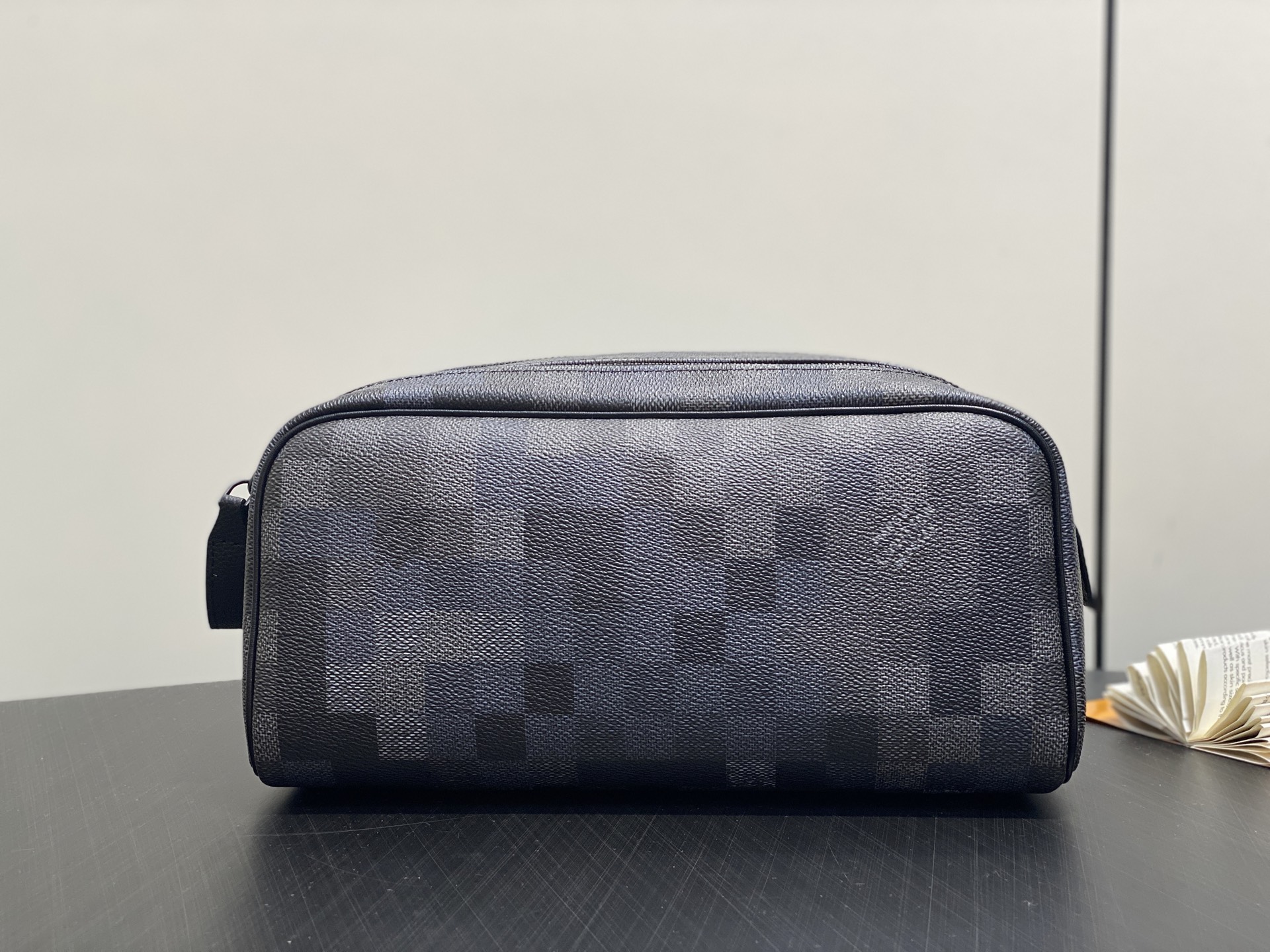 【顶级原单】M15109黑格 马赛克迷彩洗漱包 DOPP KIT 盥洗袋 Damoflage Black