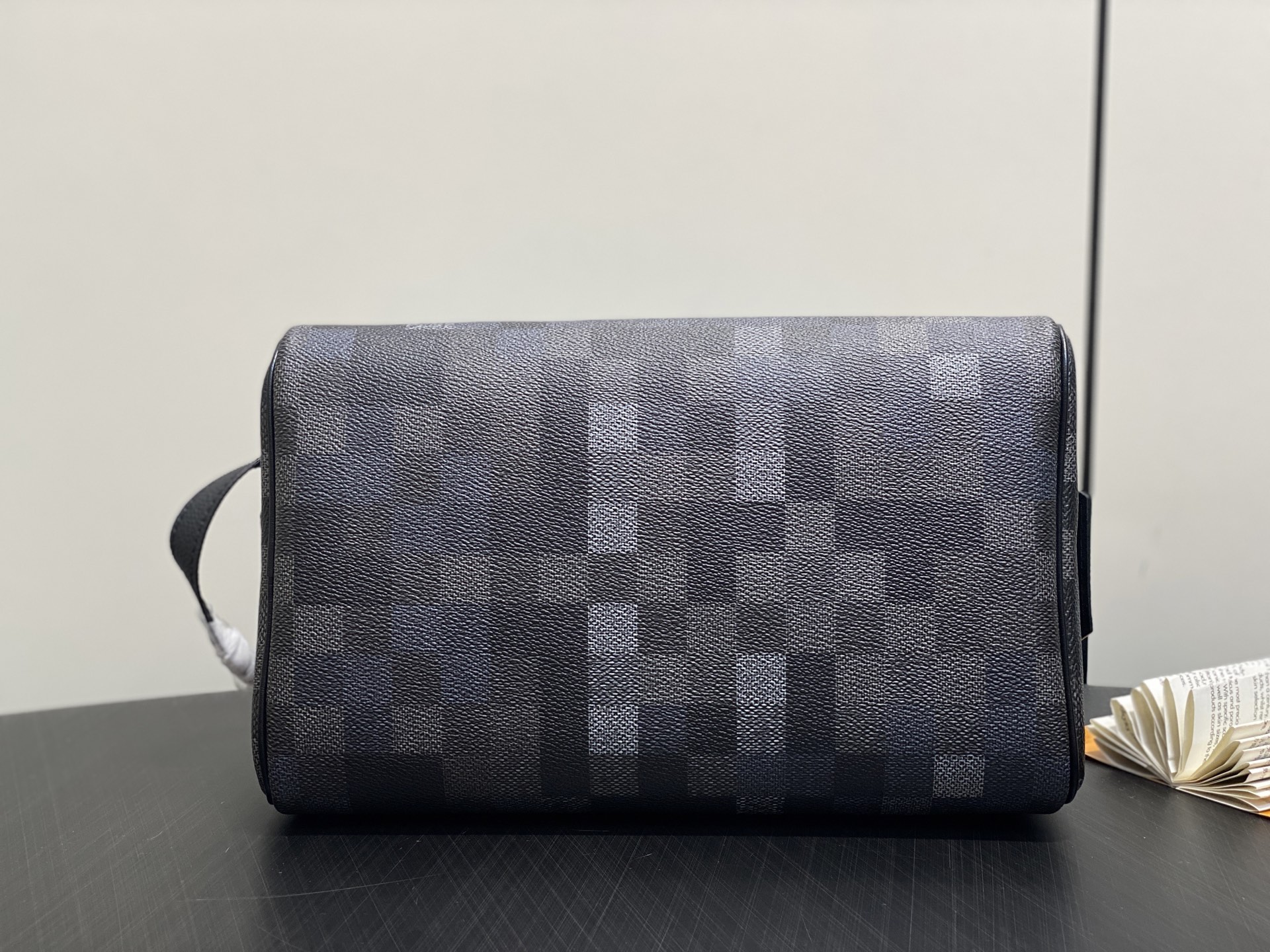 【顶级原单】M15109黑格 马赛克迷彩洗漱包 DOPP KIT 盥洗袋 Damoflage Black