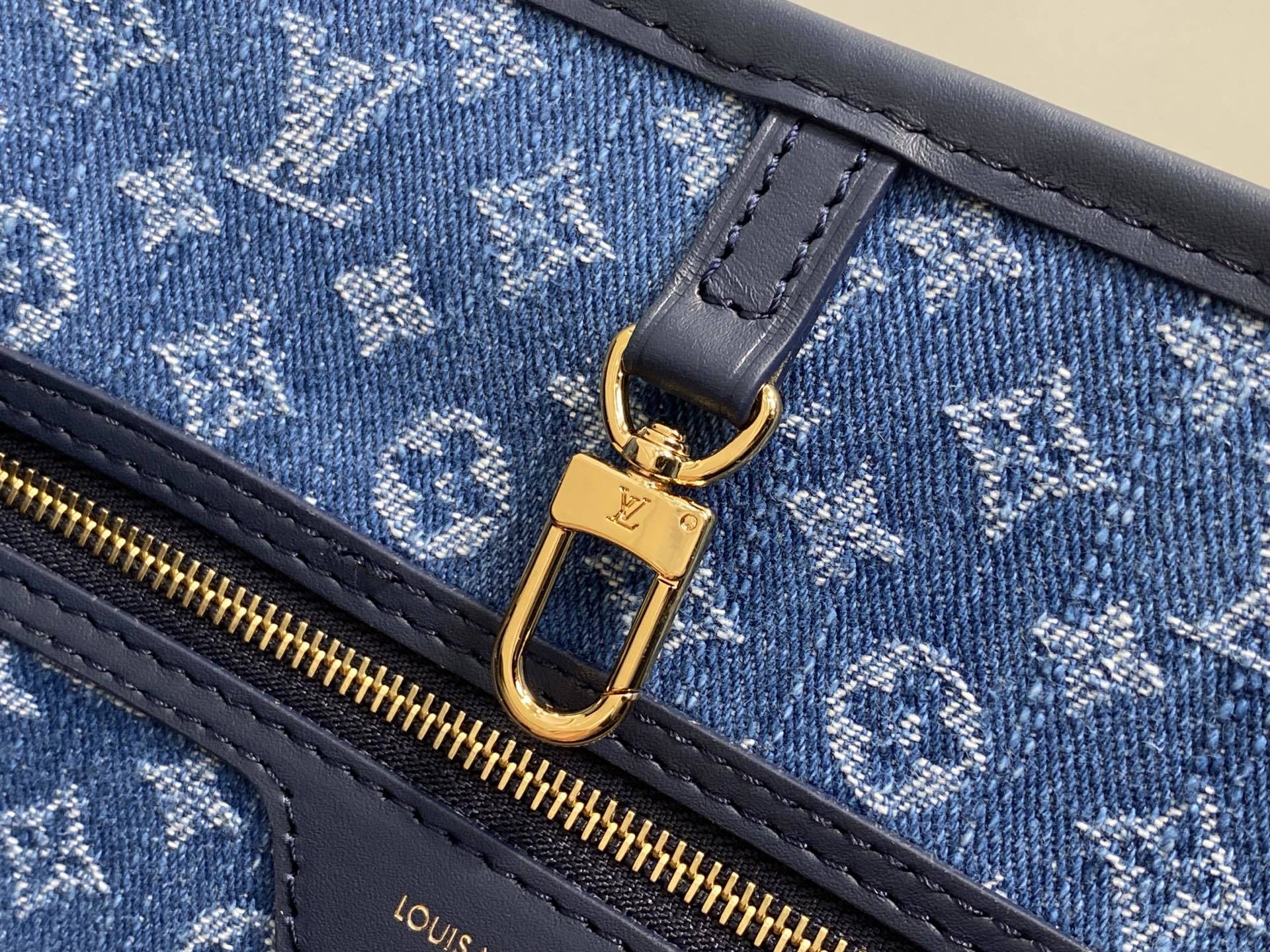 【顶级原单】M14856蓝白色 水波纹购物袋 NEW Neverfull MM 手袋 M11930 Ne