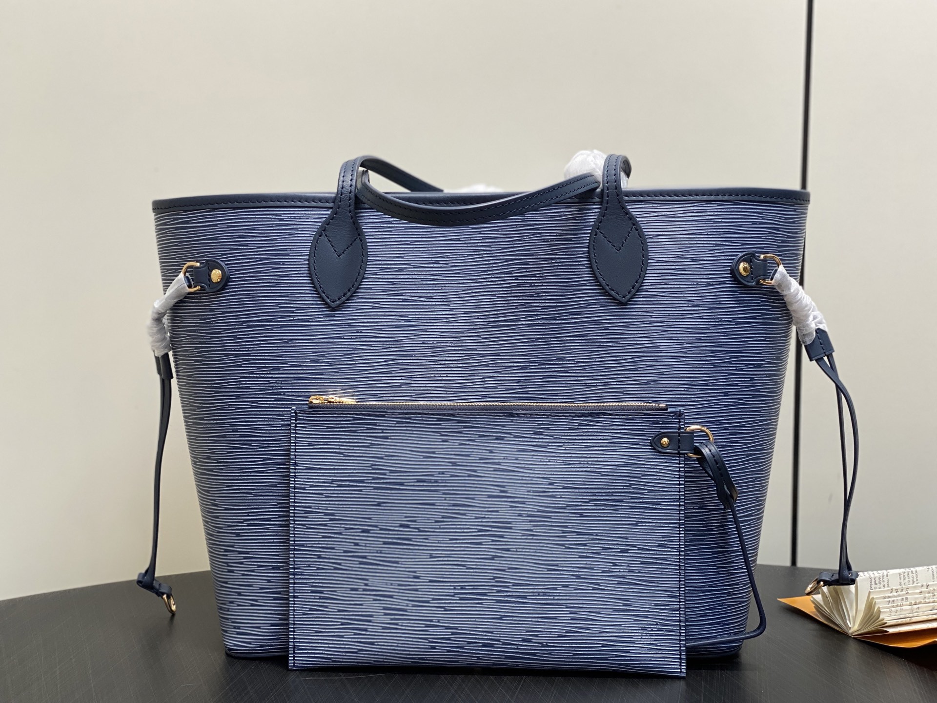 【顶级原单】M14856蓝白色 水波纹购物袋 NEW Neverfull MM 手袋 M11930 Ne