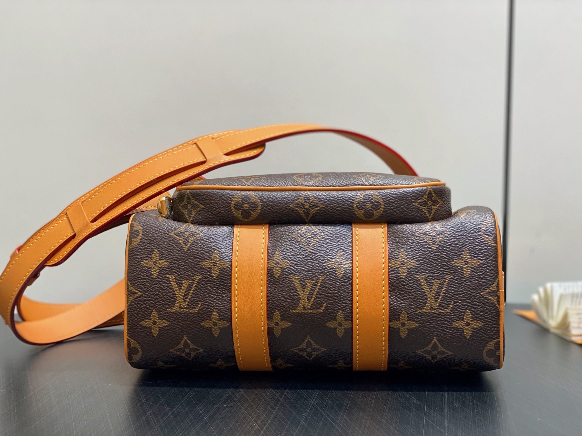 【顶级原单】M14981老花 复古男包枕头包 KEEPALL 25 CARGO 手袋 本款 Keepal