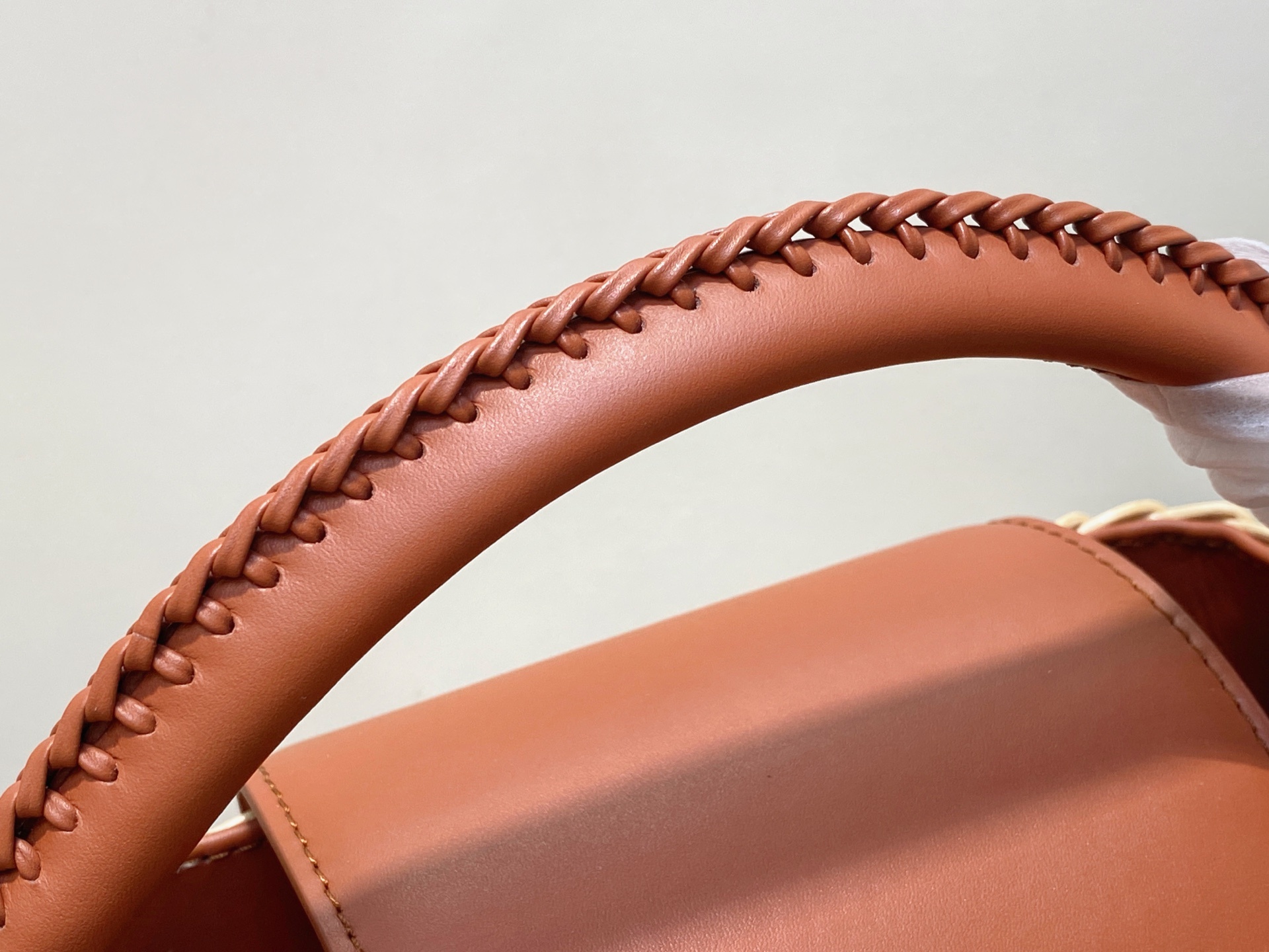 【顶级原单】M14366棕色 编织cap那英款 Capucines BB 手袋 本款 Capucines