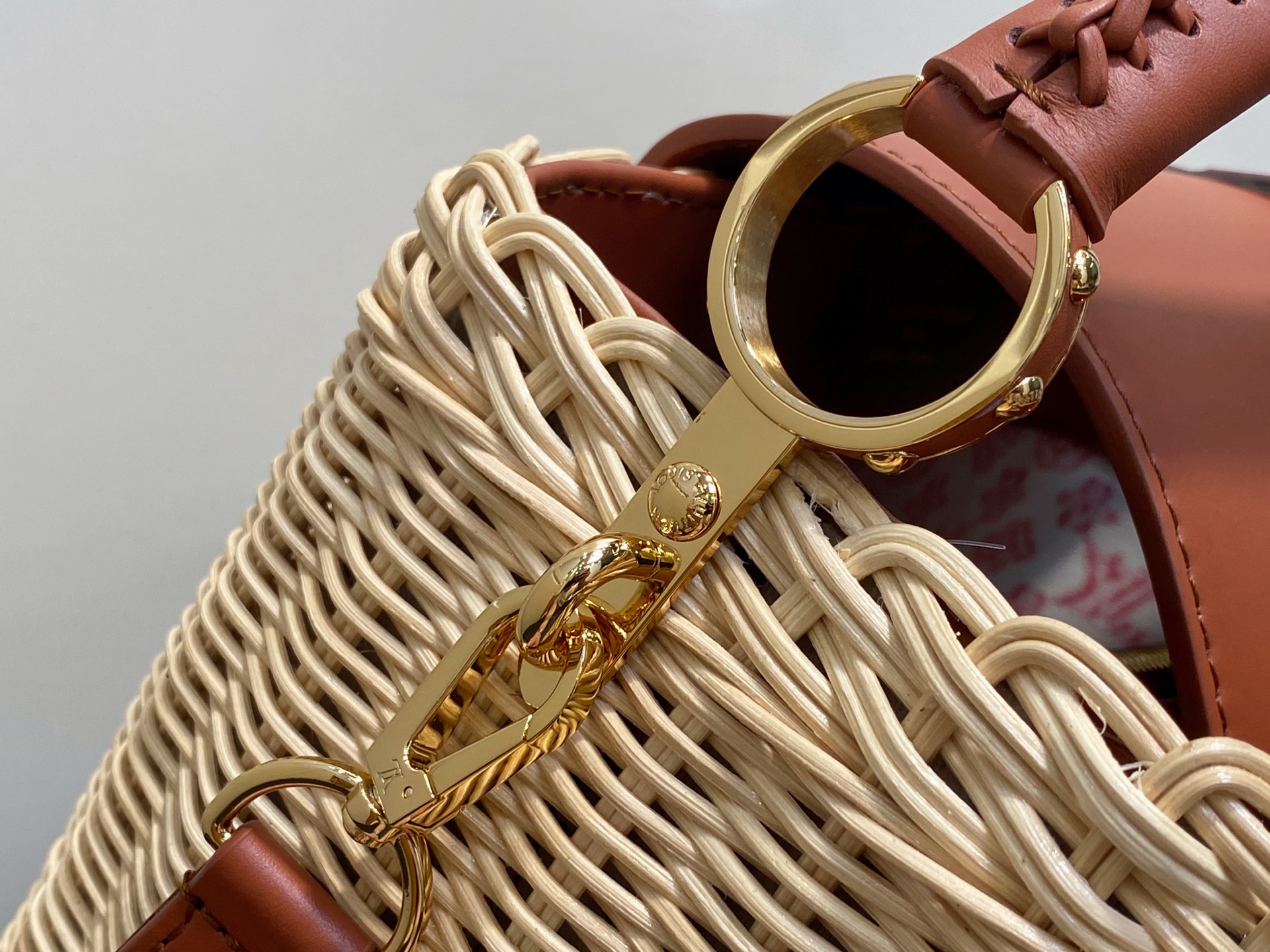 【顶级原单】M14366棕色 编织cap那英款 Capucines BB 手袋 本款 Capucines