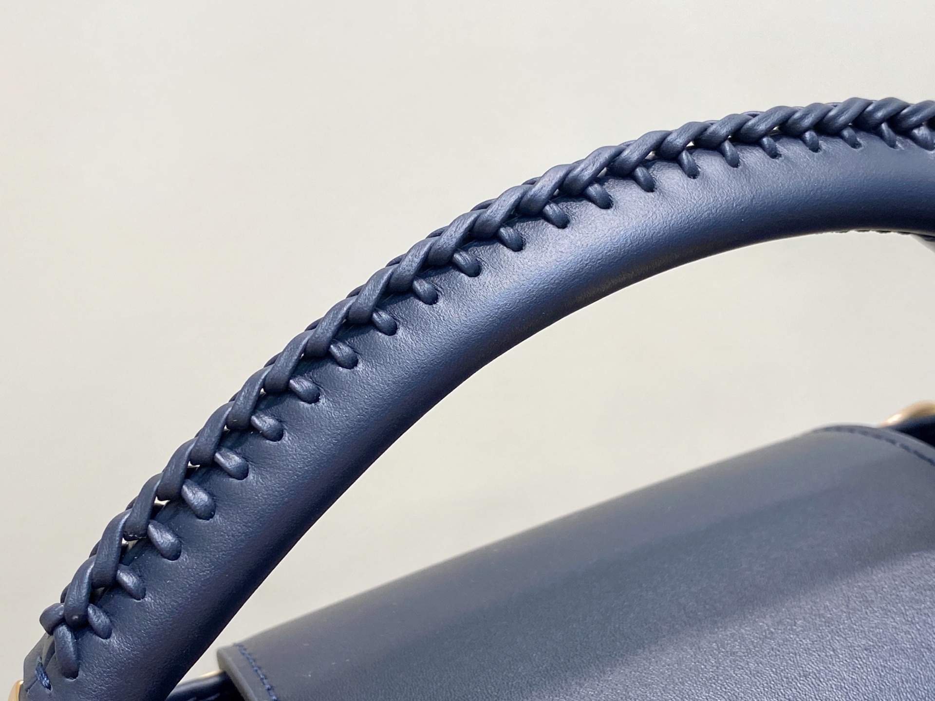 【顶级原单】M14366深蓝色 编织cap那英款 Capucines BB 手袋 本款 Capucine