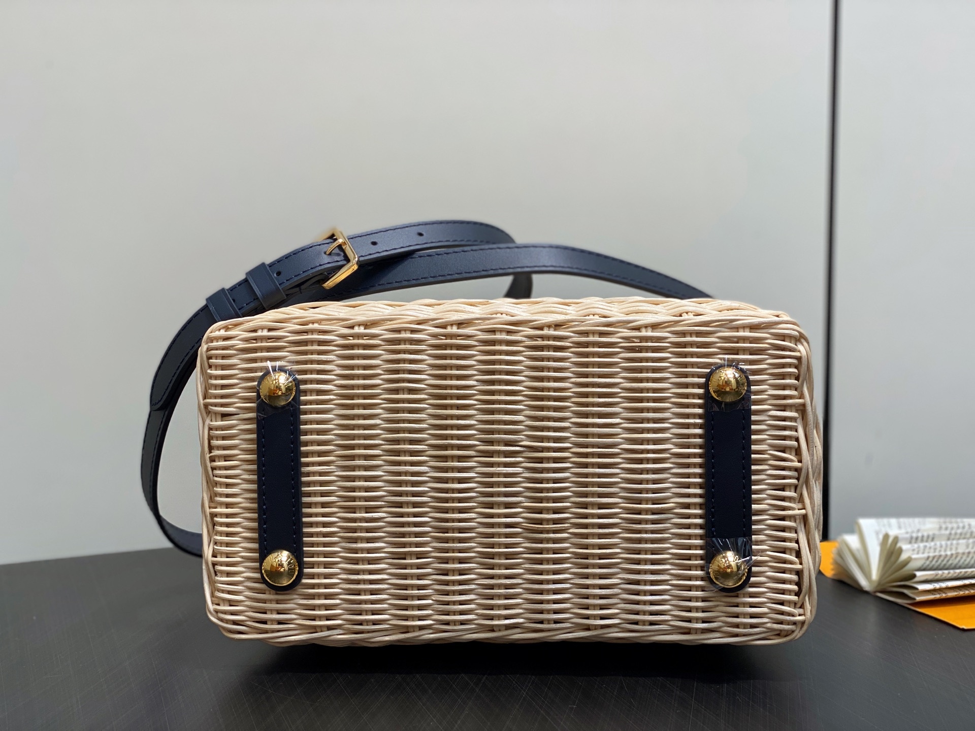 【顶级原单】M14366深蓝色 编织cap那英款 Capucines BB 手袋 本款 Capucine