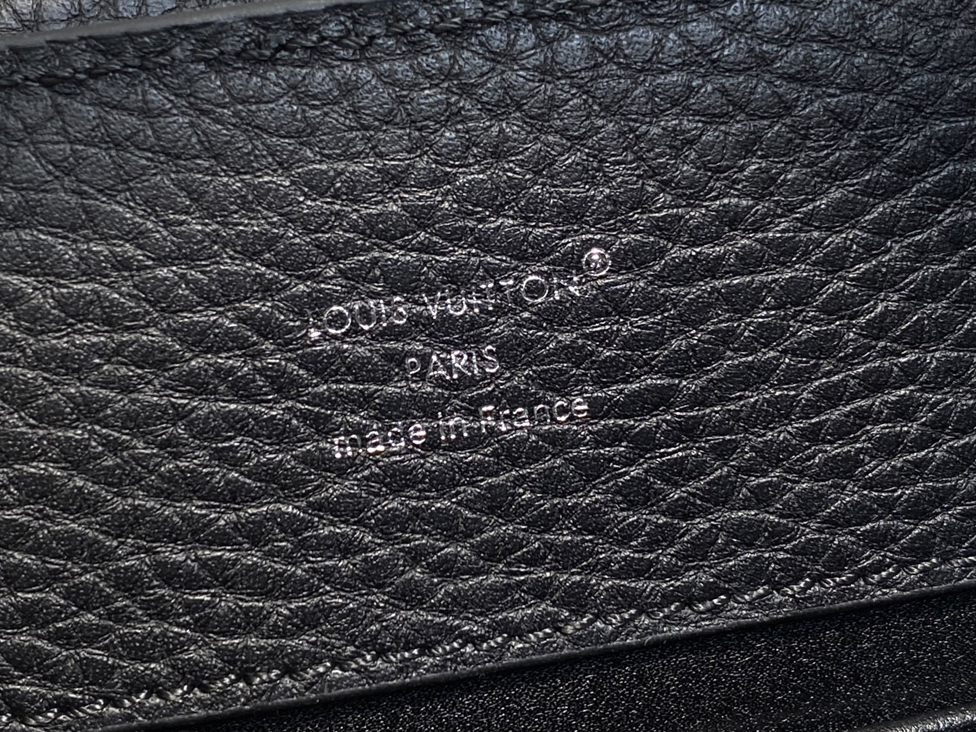 【顶级原单】N85513黑色蛇皮 全皮cap那英款系列 CAPUCINES BB 手袋 Capucine